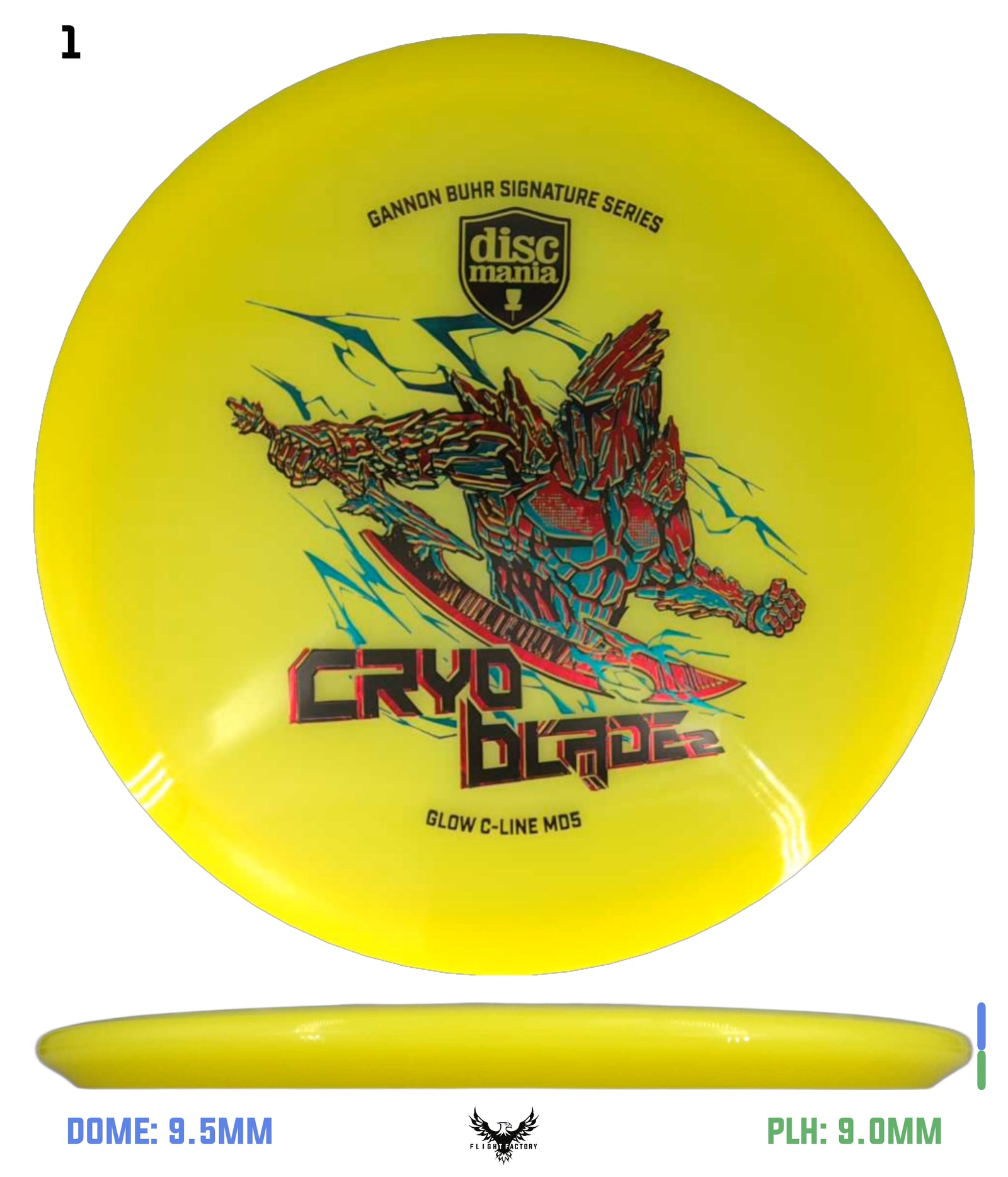 Discmania Cryo Blade 2 Glow C-Line MD5 - Gannon Buhr Signature Series 2026