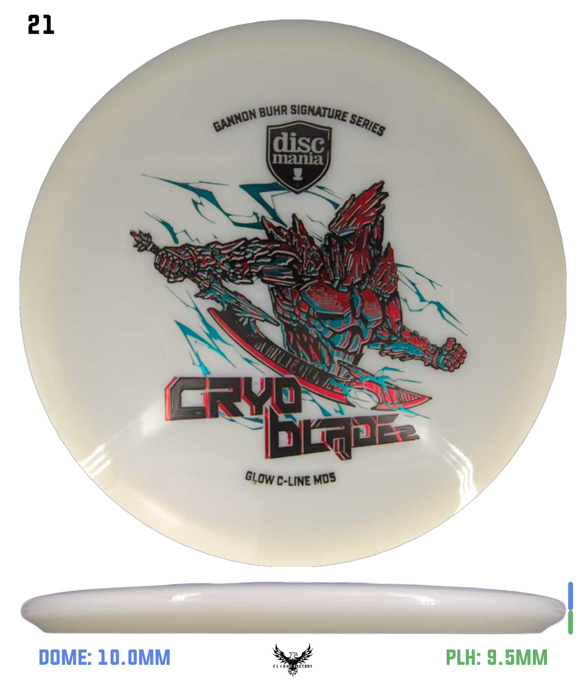 Discmania Cryo Blade 2 Glow C-Line MD5 - Gannon Buhr Signature Series 2026