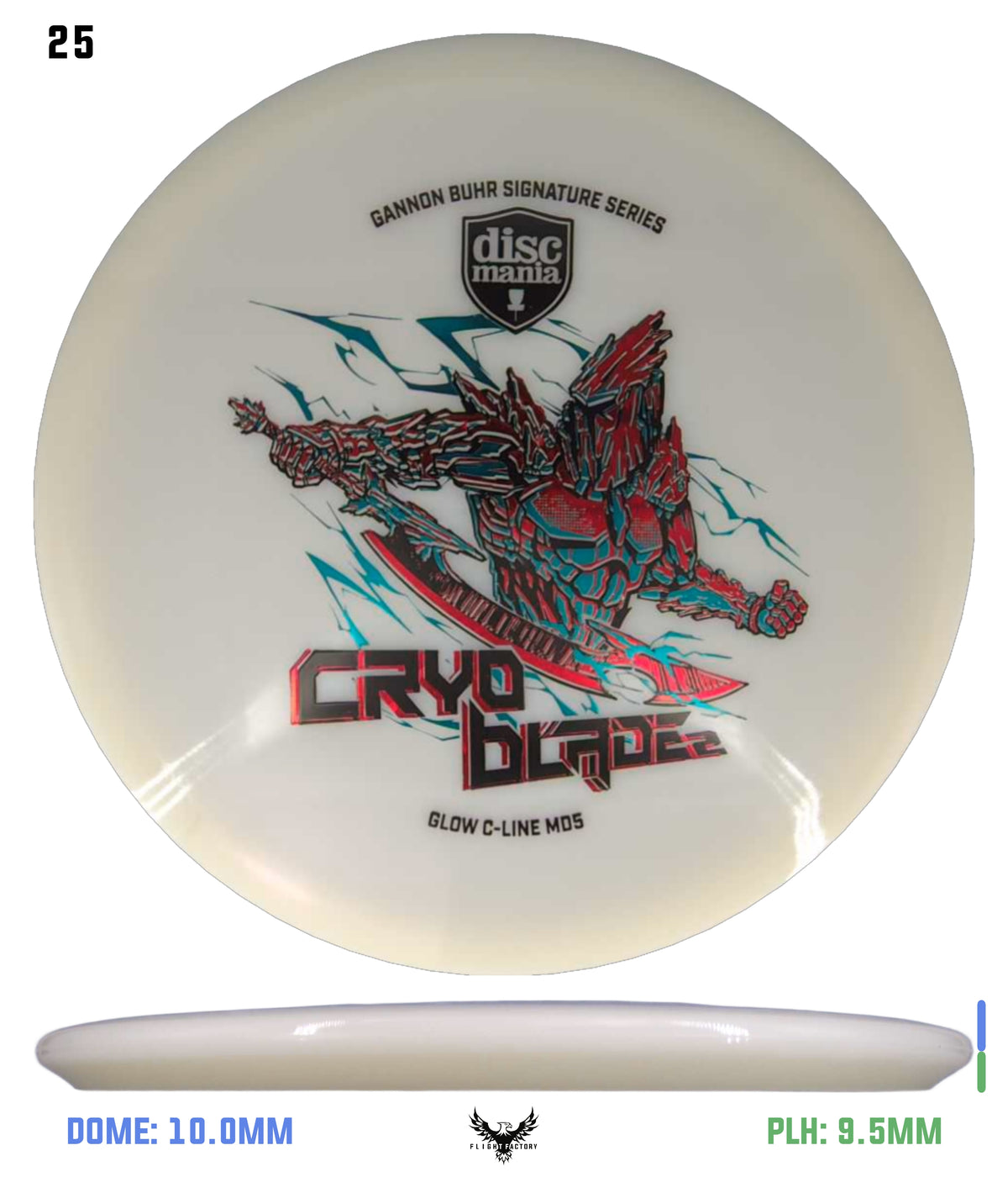 Discmania Cryo Blade 2 Glow C-Line MD5 - Gannon Buhr Signature Series 2026