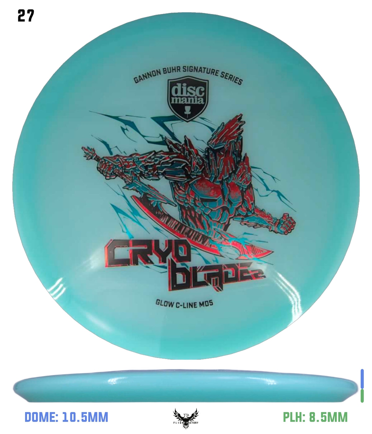 Discmania Cryo Blade 2 Glow C-Line MD5 - Gannon Buhr Signature Series 2026