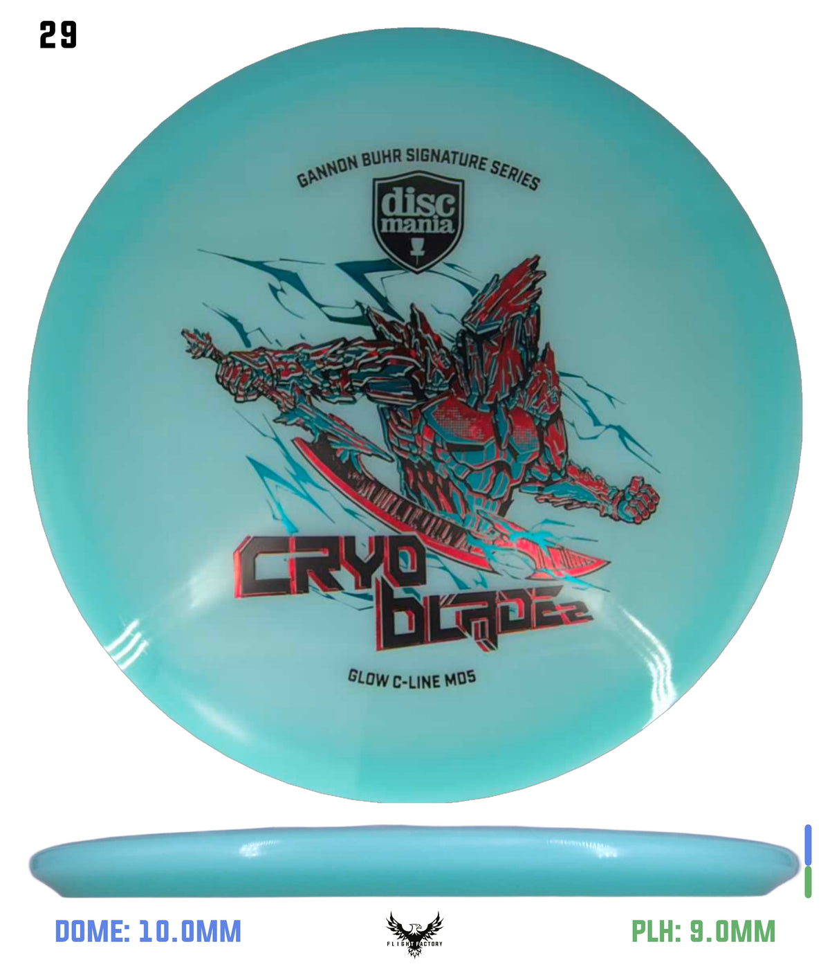 Discmania Cryo Blade 2 Glow C-Line MD5 - Gannon Buhr Signature Series 2026