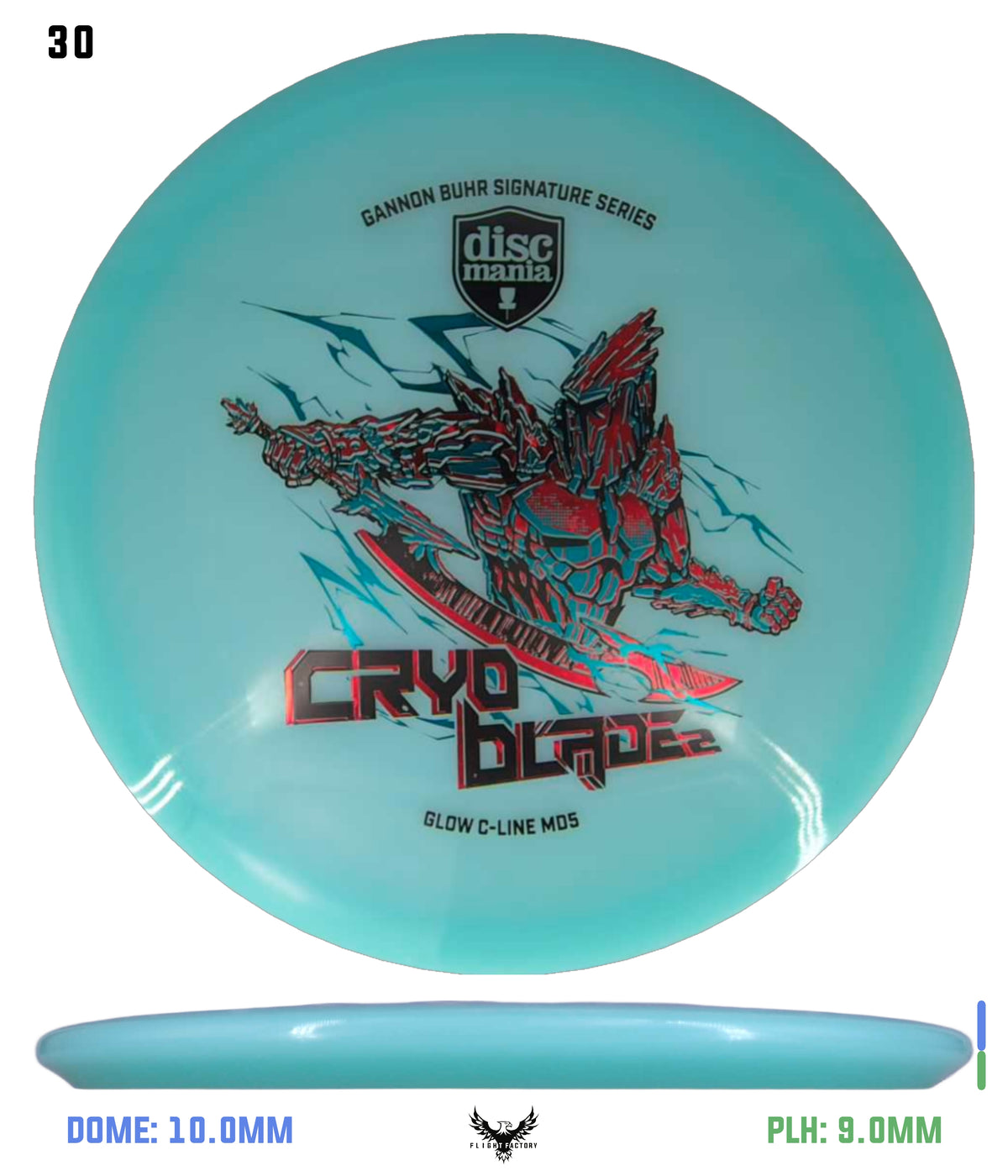 Discmania Cryo Blade 2 Glow C-Line MD5 - Gannon Buhr Signature Series 2026