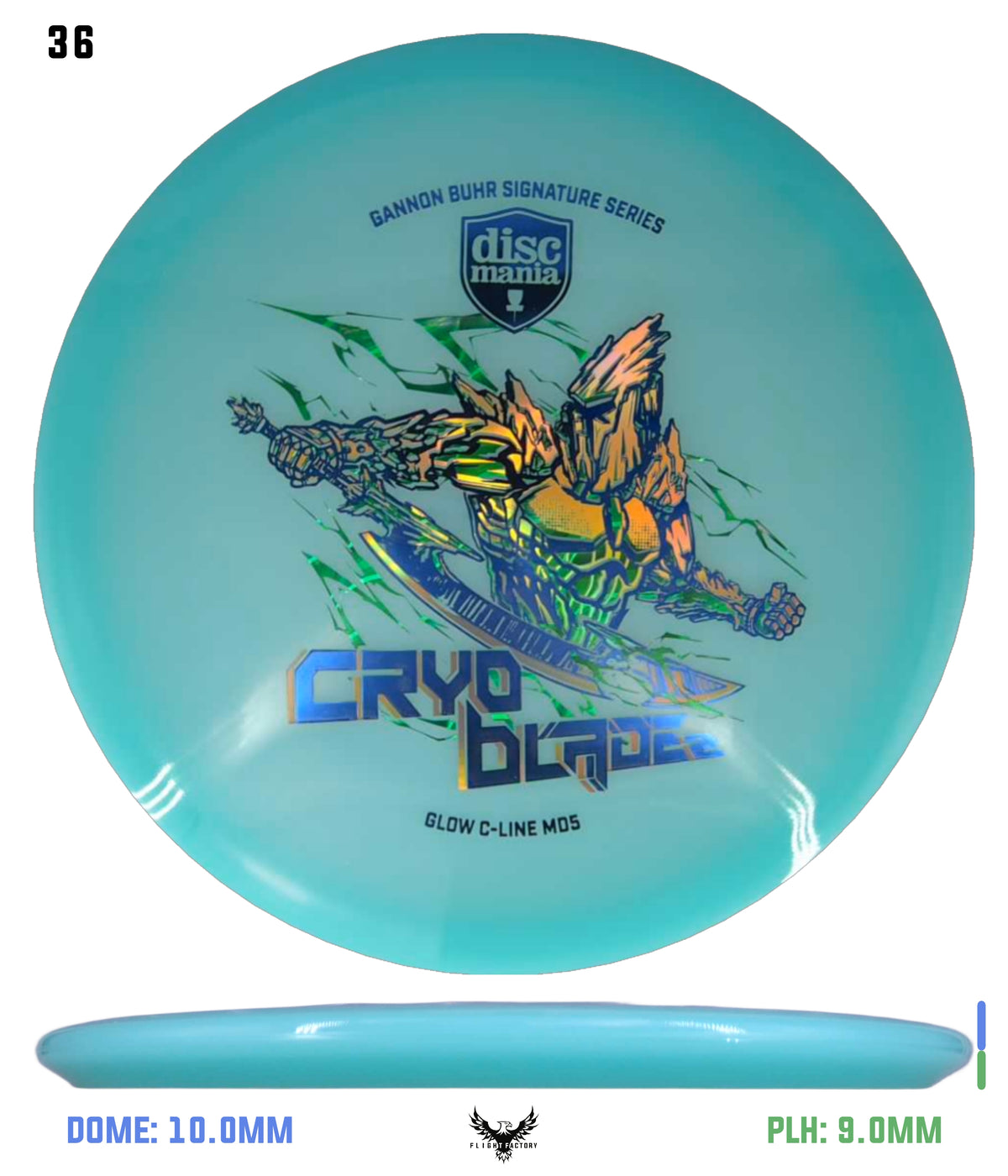 Discmania Cryo Blade 2 Glow C-Line MD5 - Gannon Buhr Signature Series 2026