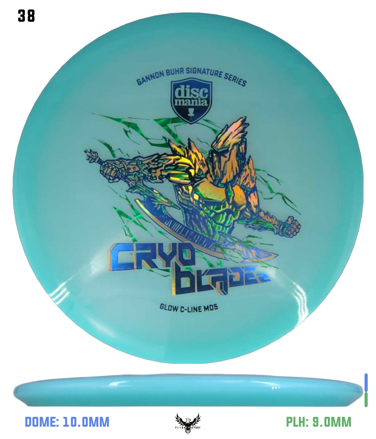 Discmania Cryo Blade 2 Glow C-Line MD5 - Gannon Buhr Signature Series 2026