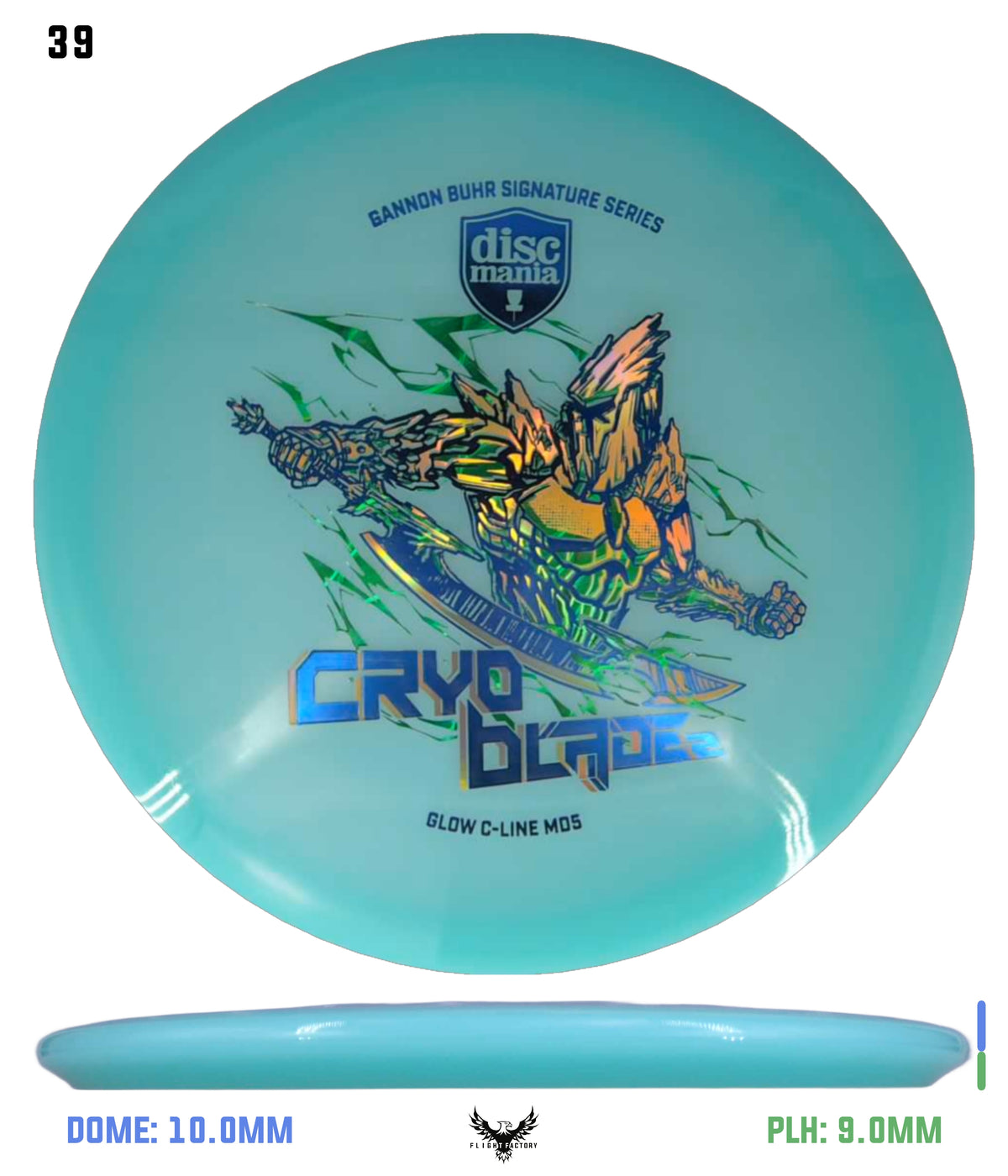 Discmania Cryo Blade 2 Glow C-Line MD5 - Gannon Buhr Signature Series 2026