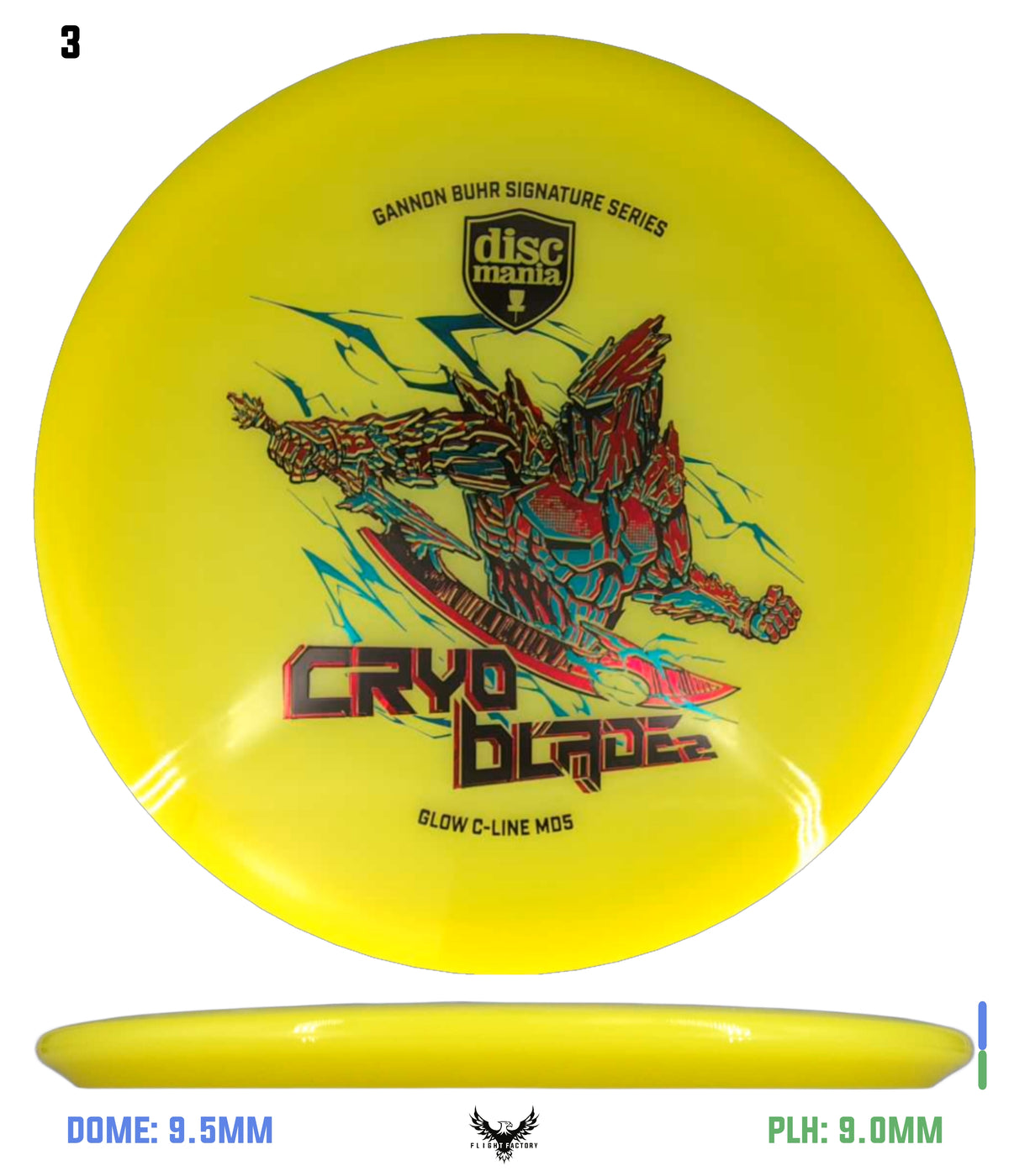 Discmania Cryo Blade 2 Glow C-Line MD5 - Gannon Buhr Signature Series 2026
