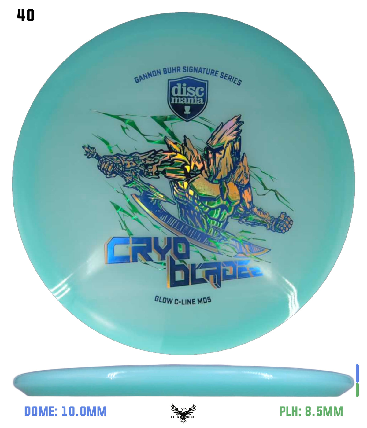 Discmania Cryo Blade 2 Glow C-Line MD5 - Gannon Buhr Signature Series 2026