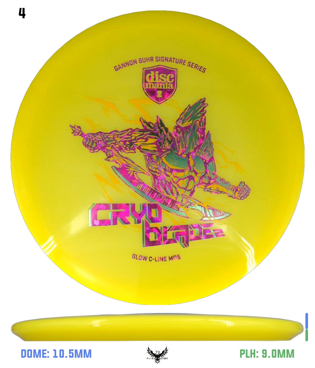Discmania Cryo Blade 2 Glow C-Line MD5 - Gannon Buhr Signature Series 2026