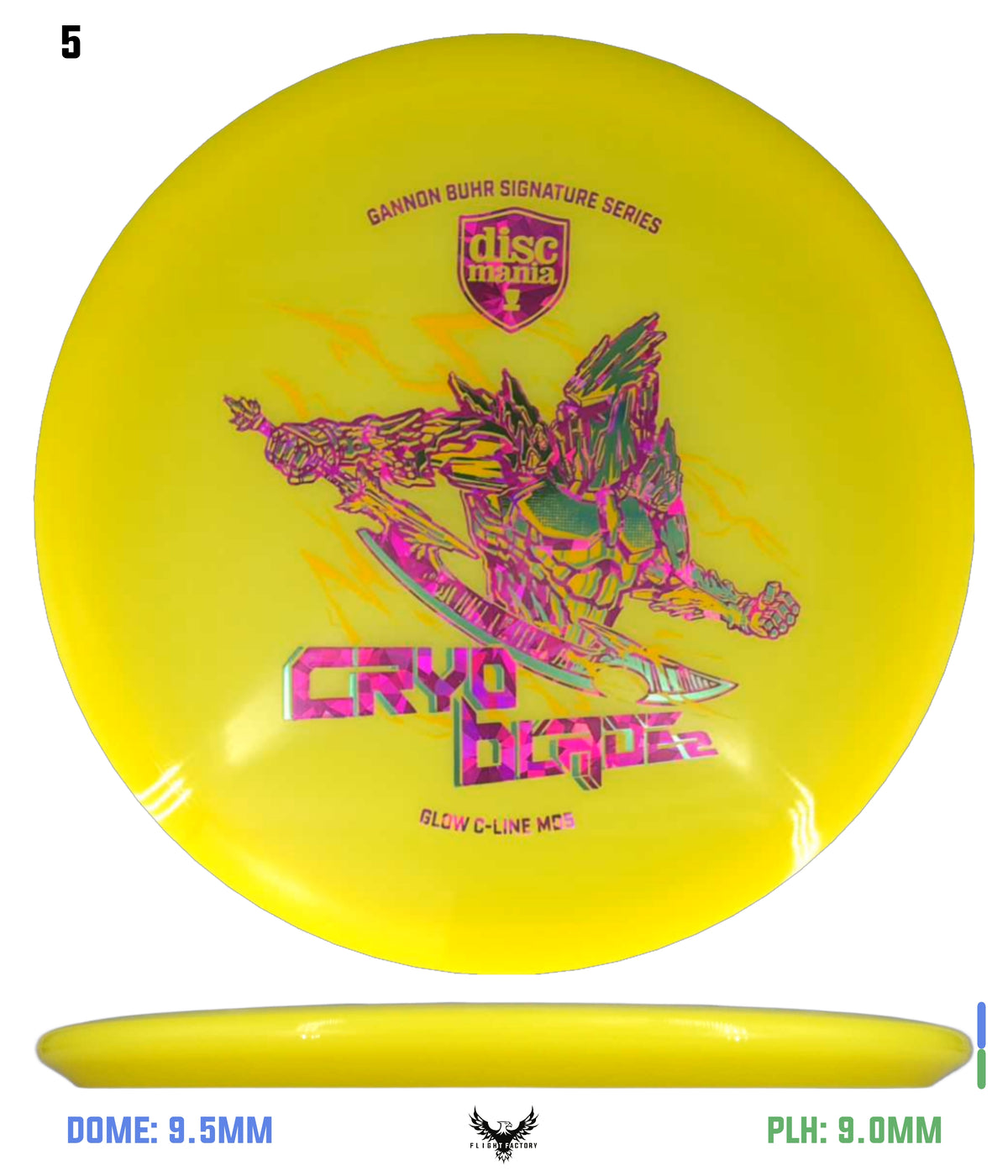 Discmania Cryo Blade 2 Glow C-Line MD5 - Gannon Buhr Signature Series 2026