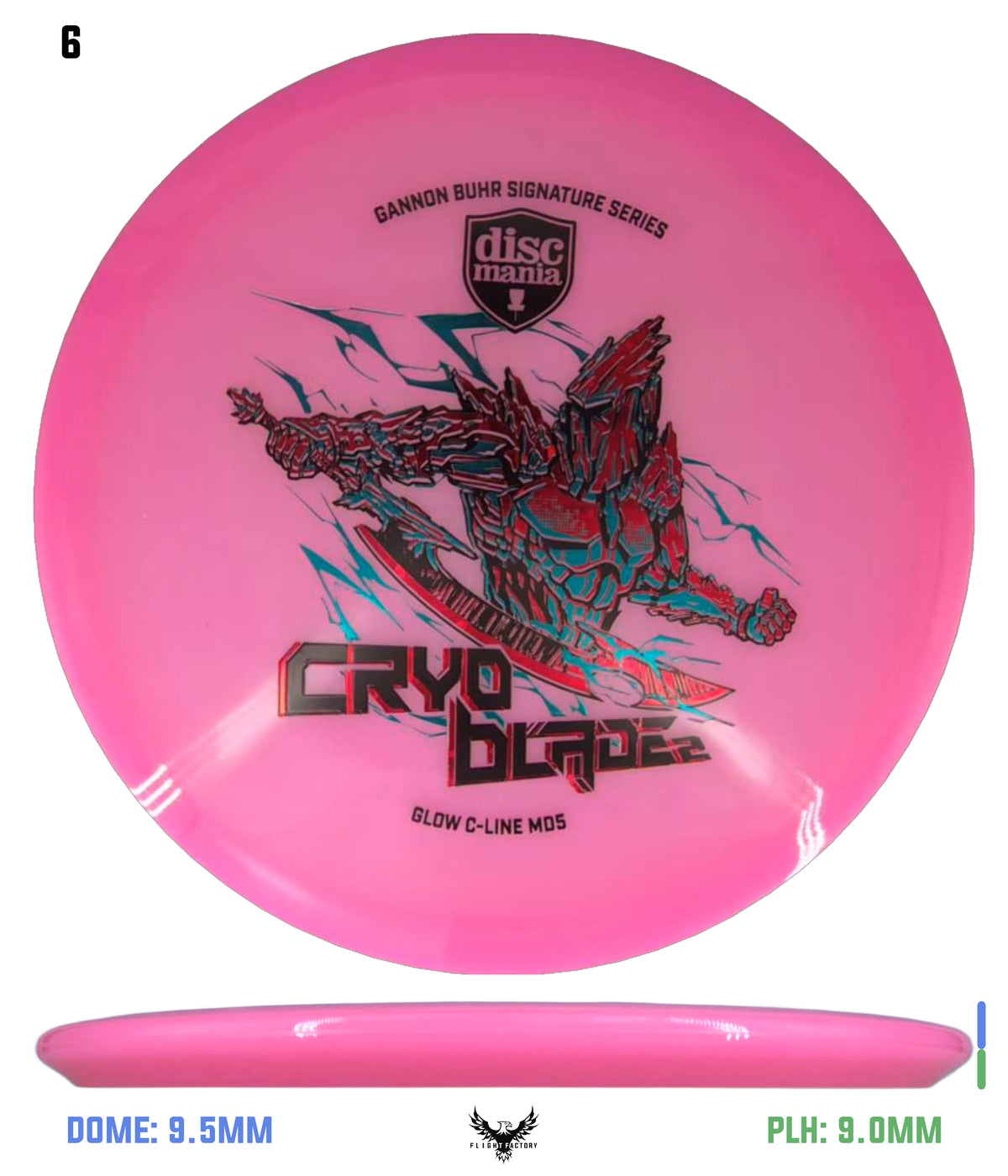 Discmania Cryo Blade 2 Glow C-Line MD5 - Gannon Buhr Signature Series 2026