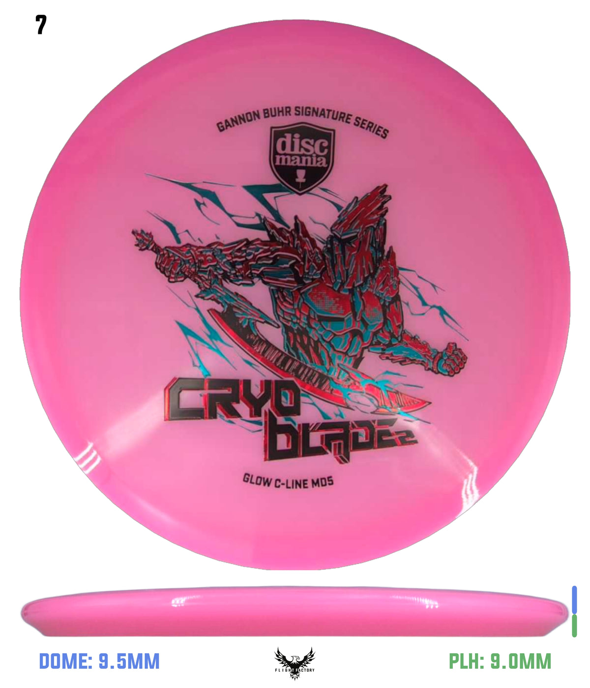 Discmania Cryo Blade 2 Glow C-Line MD5 - Gannon Buhr Signature Series 2026