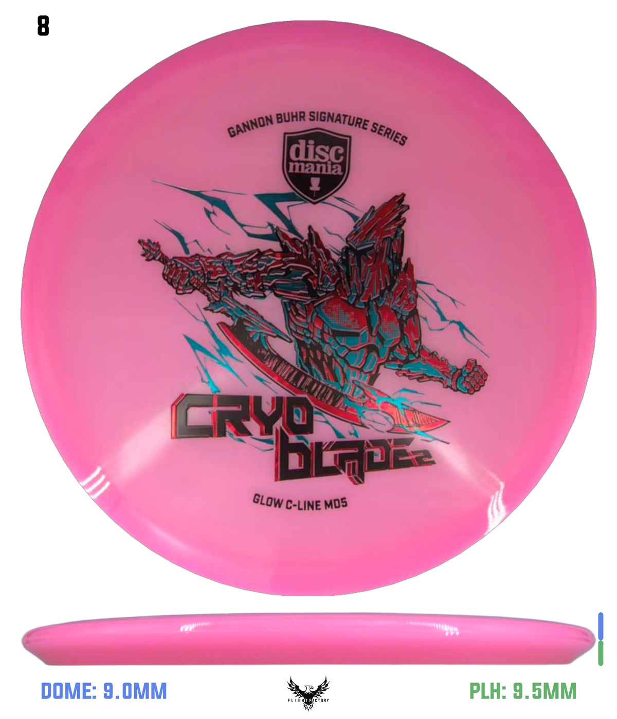 Discmania Cryo Blade 2 Glow C-Line MD5 - Gannon Buhr Signature Series 2026