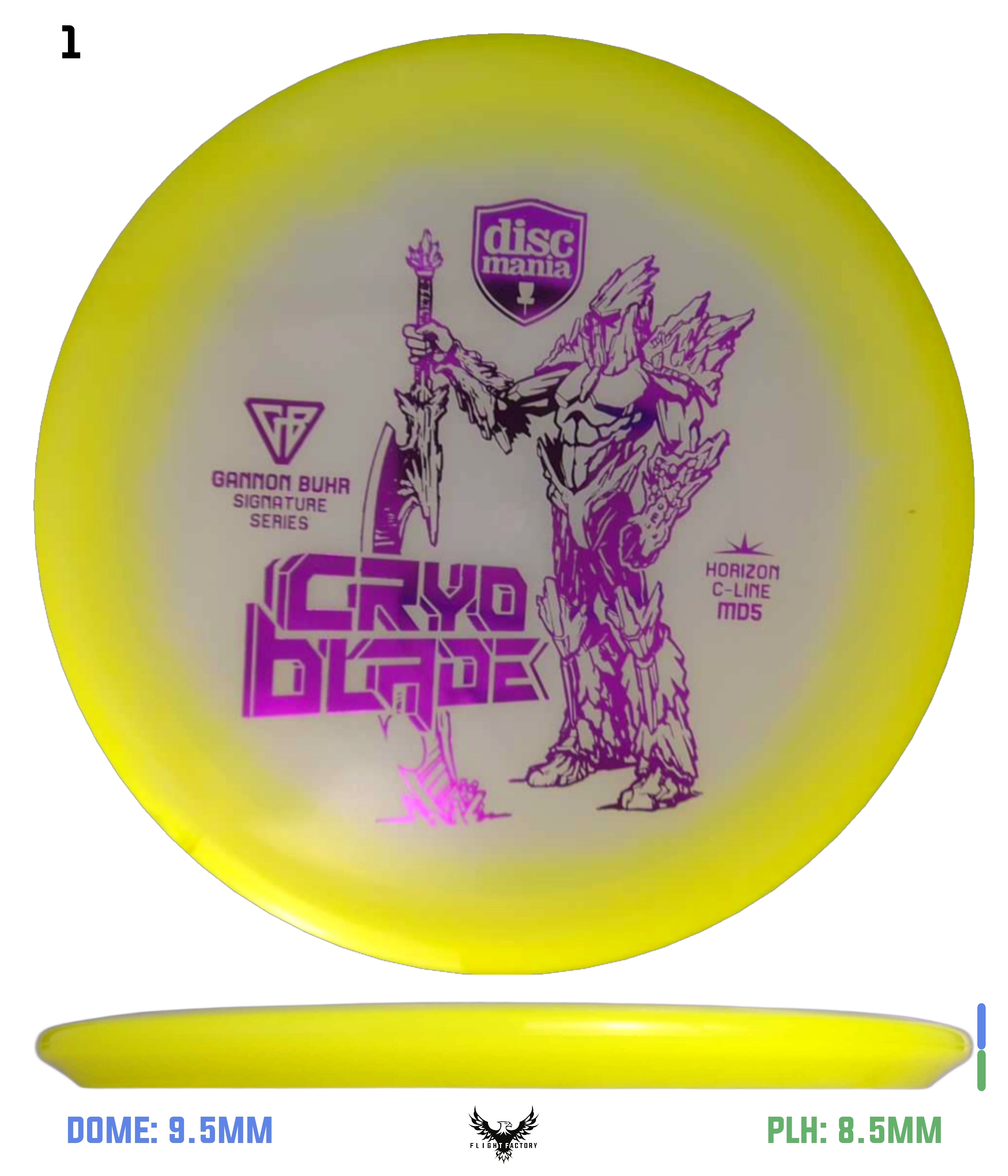 Discmania Cryo Blade Horizon C-Line MD5 - Gannon Buhr Signature