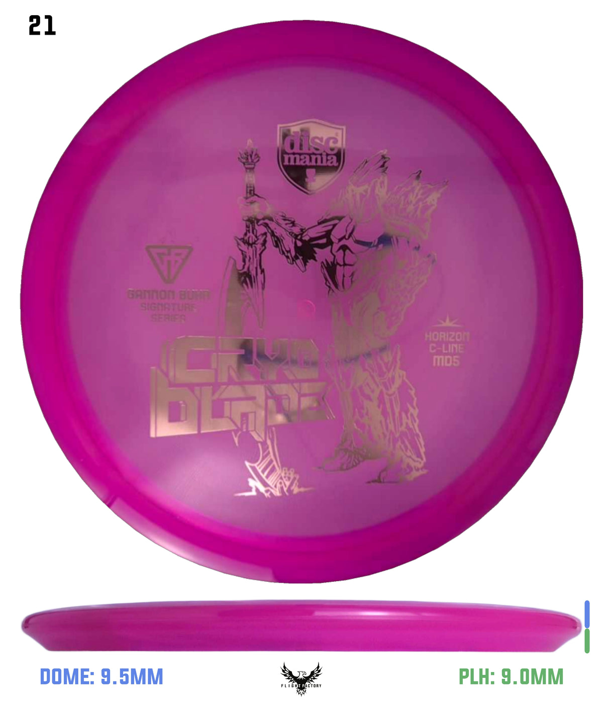Discmania Cryo Blade Horizon C-Line MD5 - Gannon Buhr Signature Series 2025
