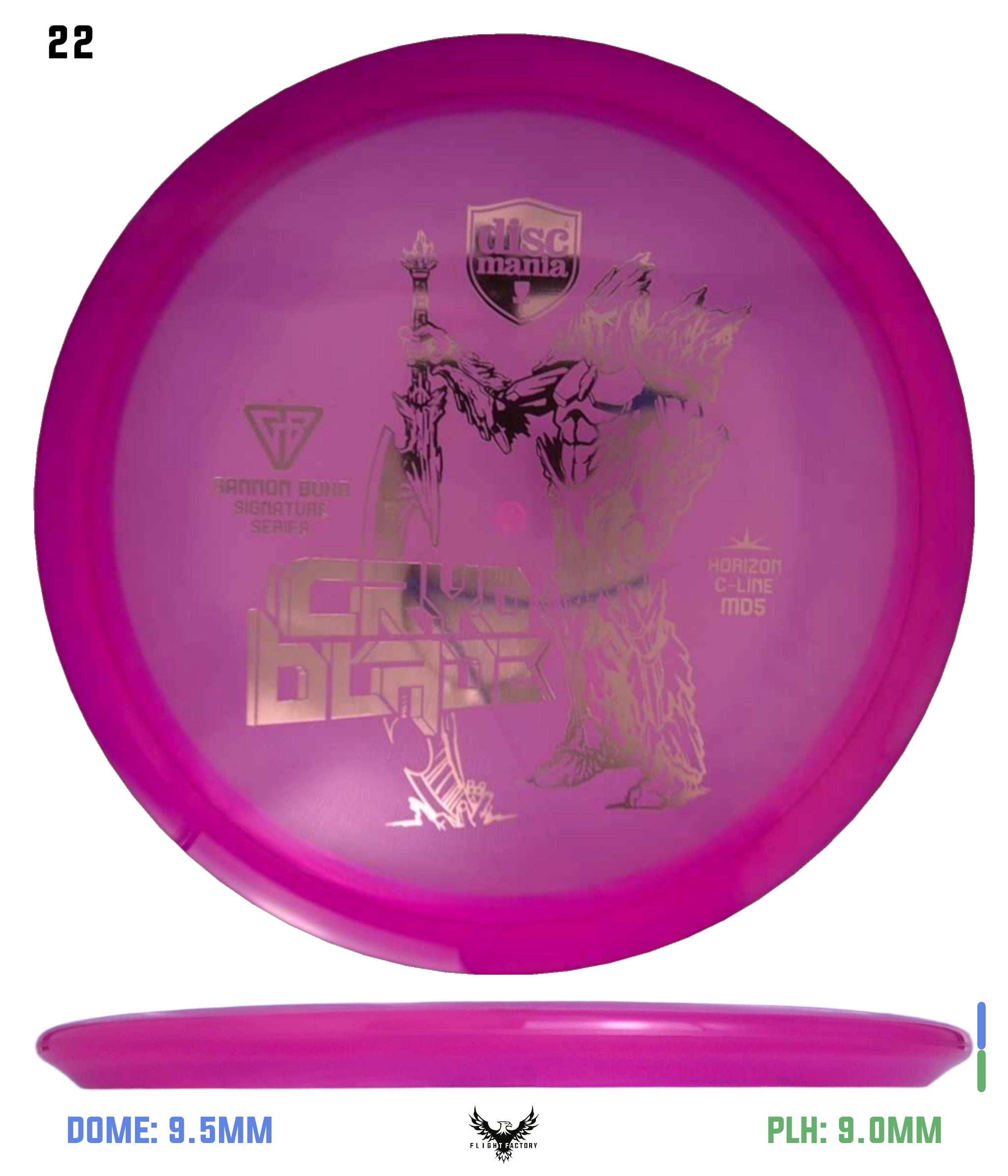Discmania Cryo Blade Horizon C-Line MD5 - Gannon Buhr Signature