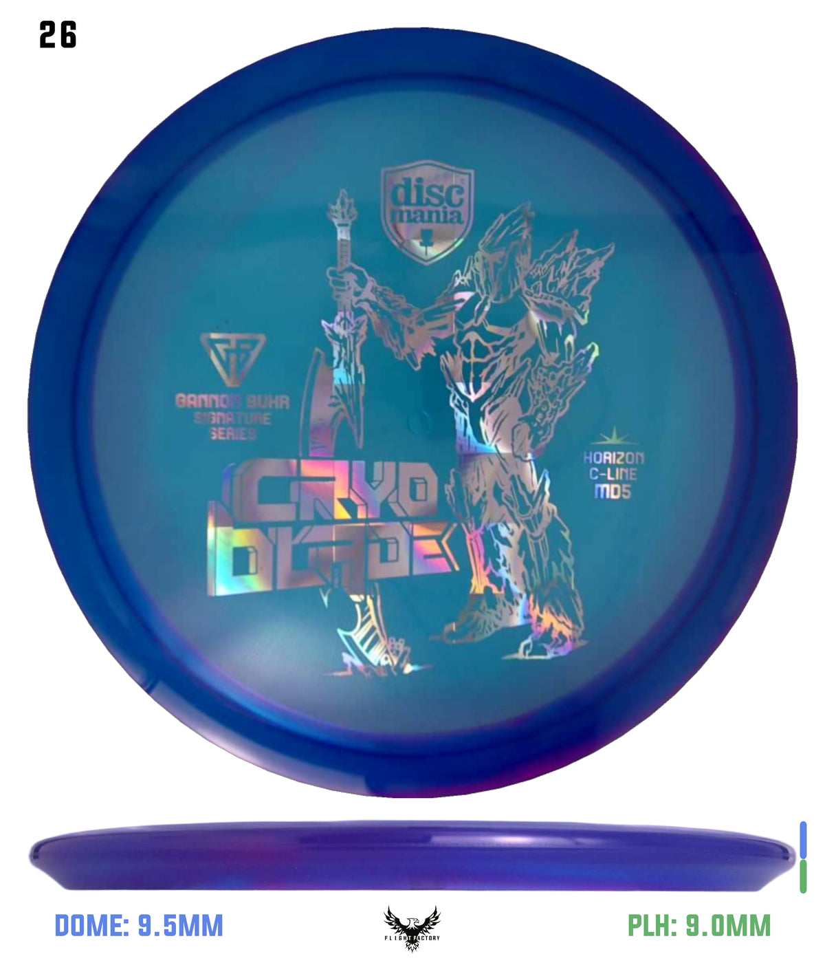 Discmania Cryo Blade Horizon C-Line MD5 - Gannon Buhr Signature Series 2025