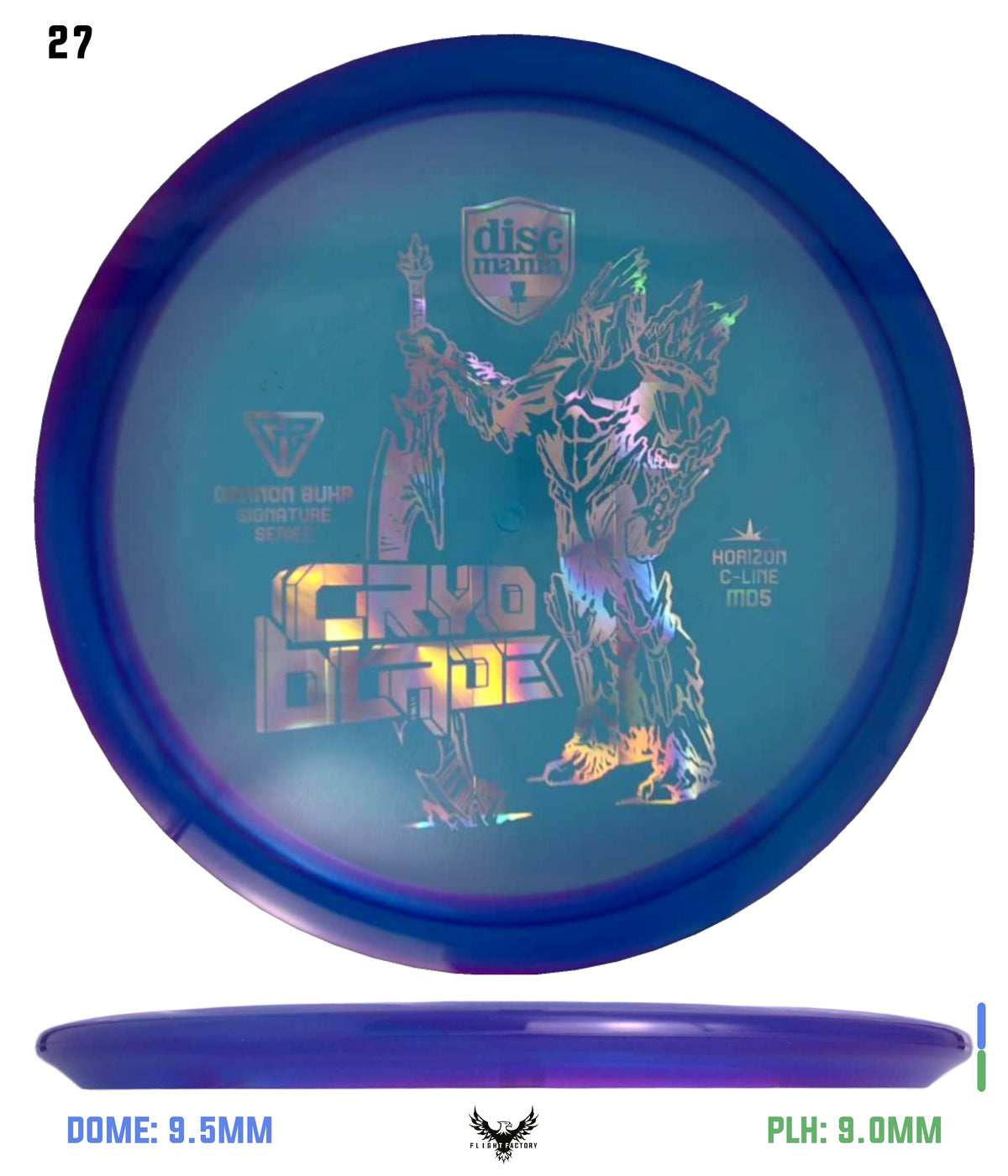 Discmania Cryo Blade Horizon C-Line MD5 - Gannon Buhr Signature Series 2025