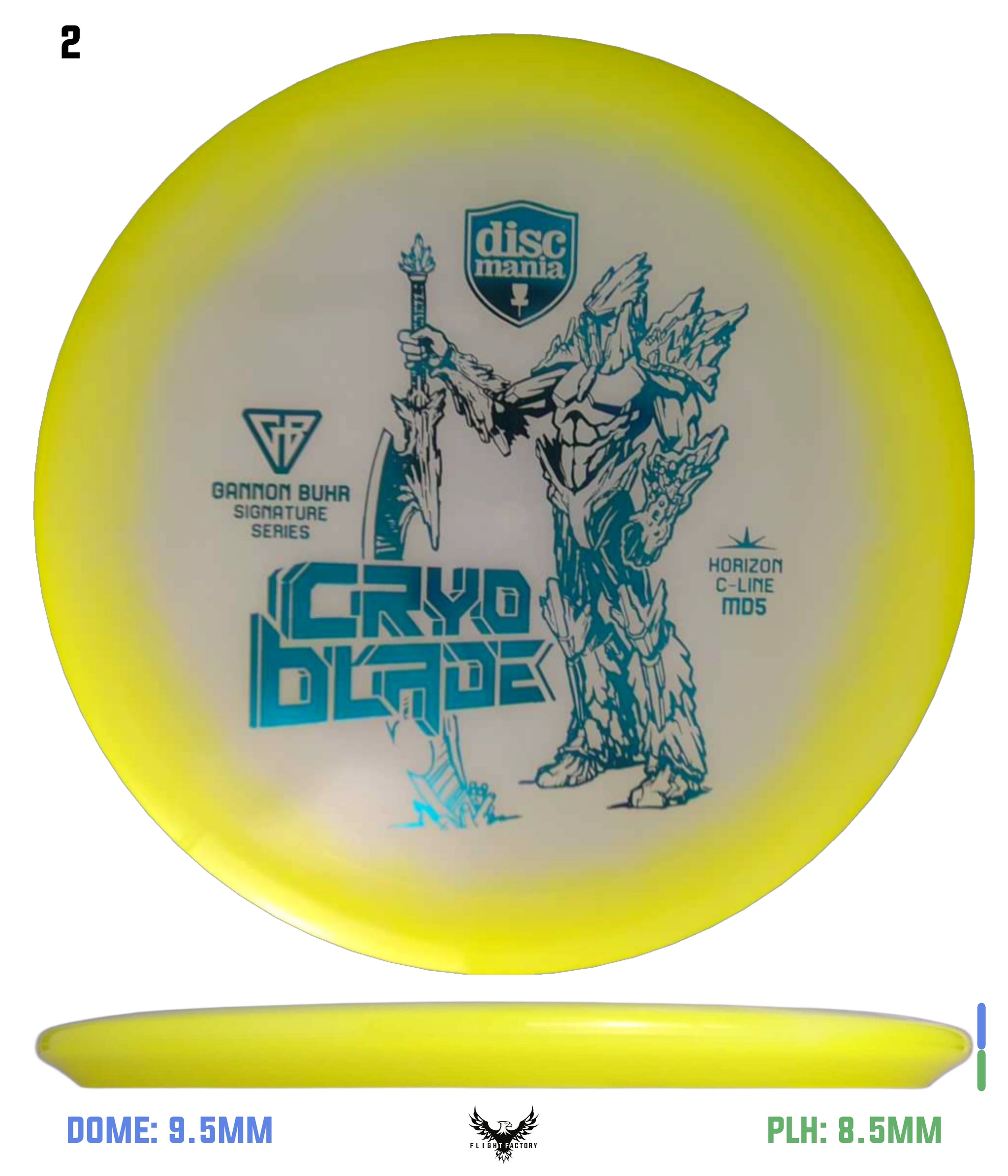Discmania Cryo Blade Horizon C-Line MD5 - Gannon Buhr Signature