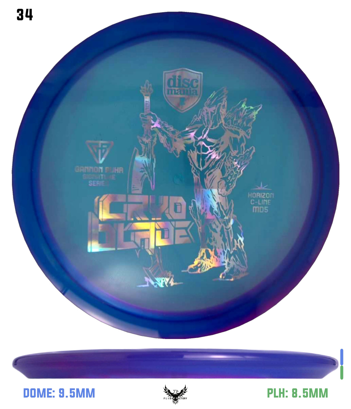 Discmania Cryo Blade Horizon C-Line MD5 - Gannon Buhr Signature Series 2025