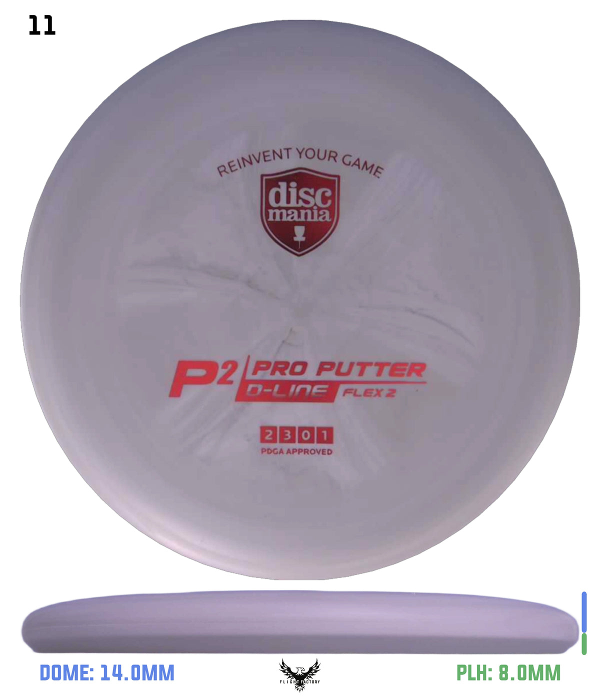 Discmania D-Line P2 - (Flex 2)