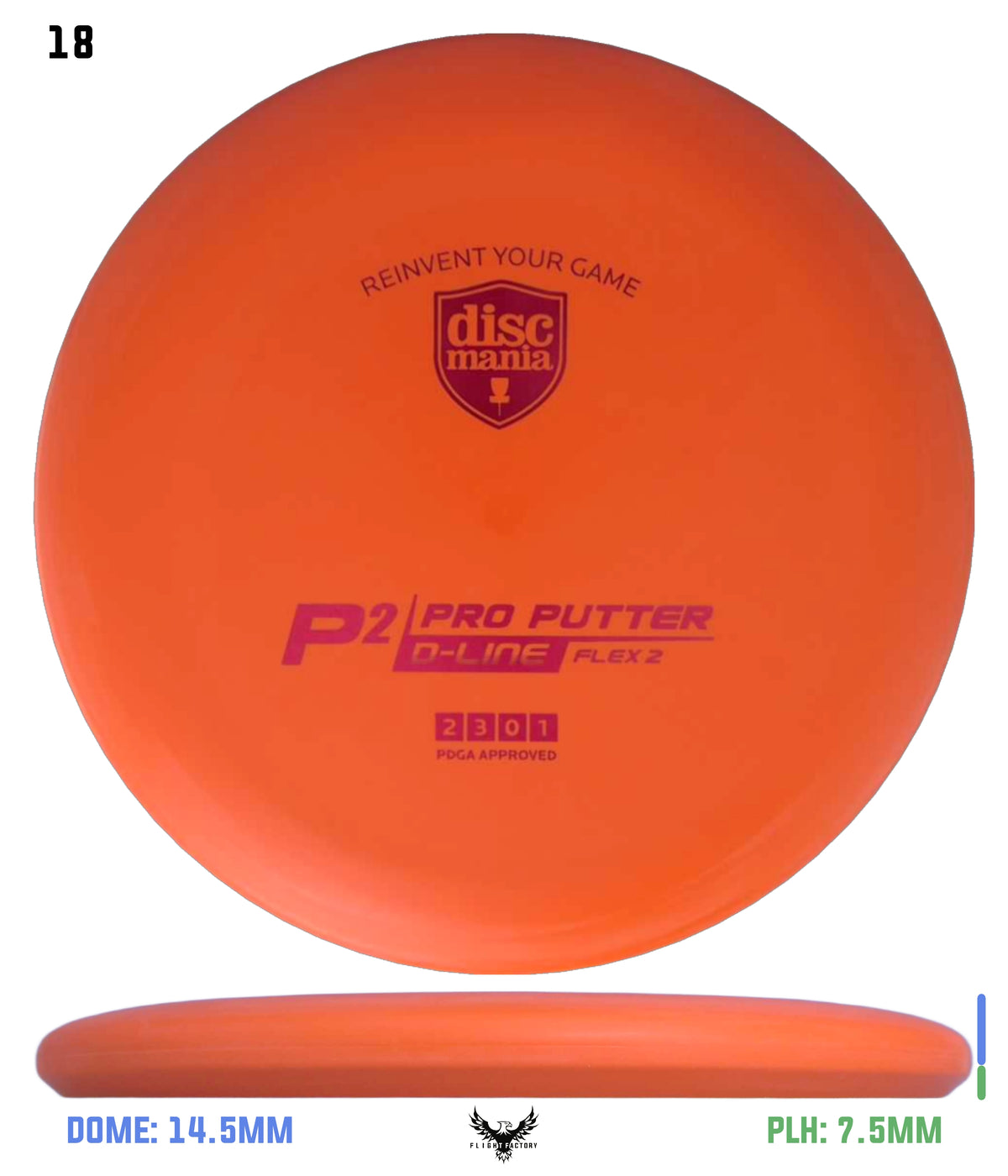 Discmania D-Line P2 - (Flex 2)