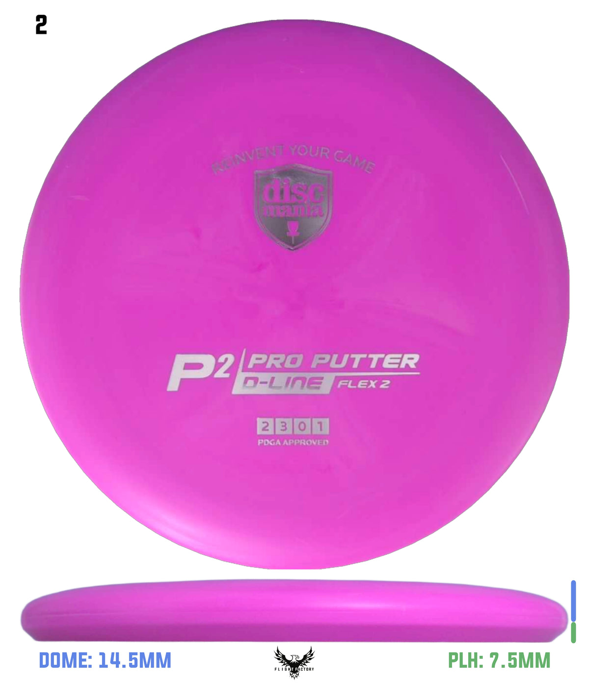 Discmania D-Line P2 - (Flex 2)