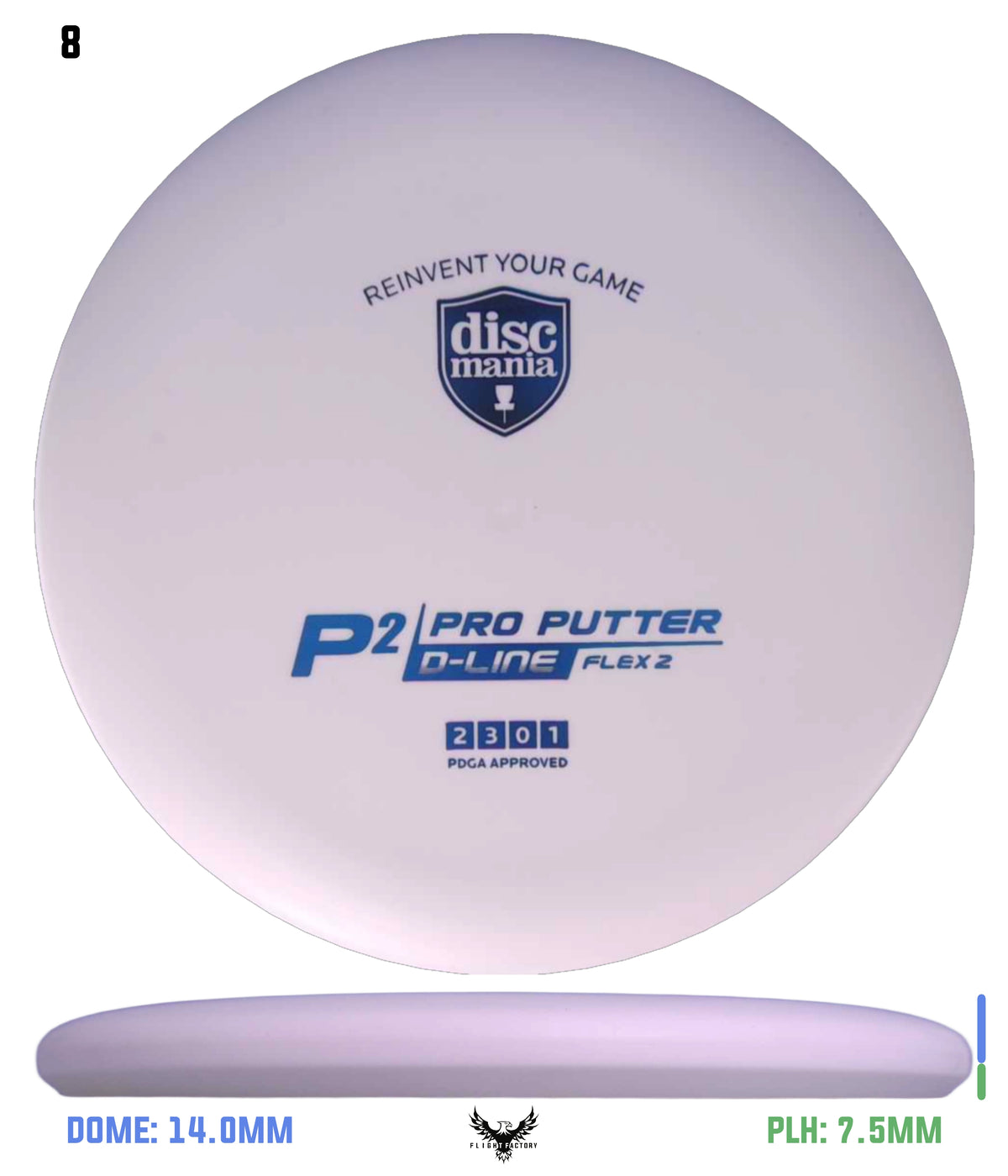 Discmania D-Line P2 - (Flex 2)