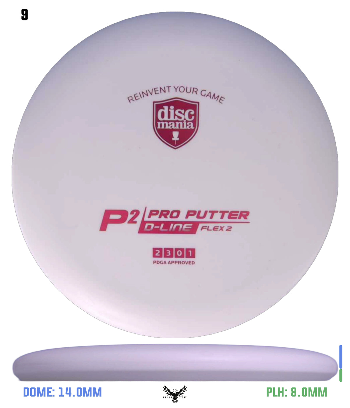 Discmania D-Line P2 - (Flex 2)