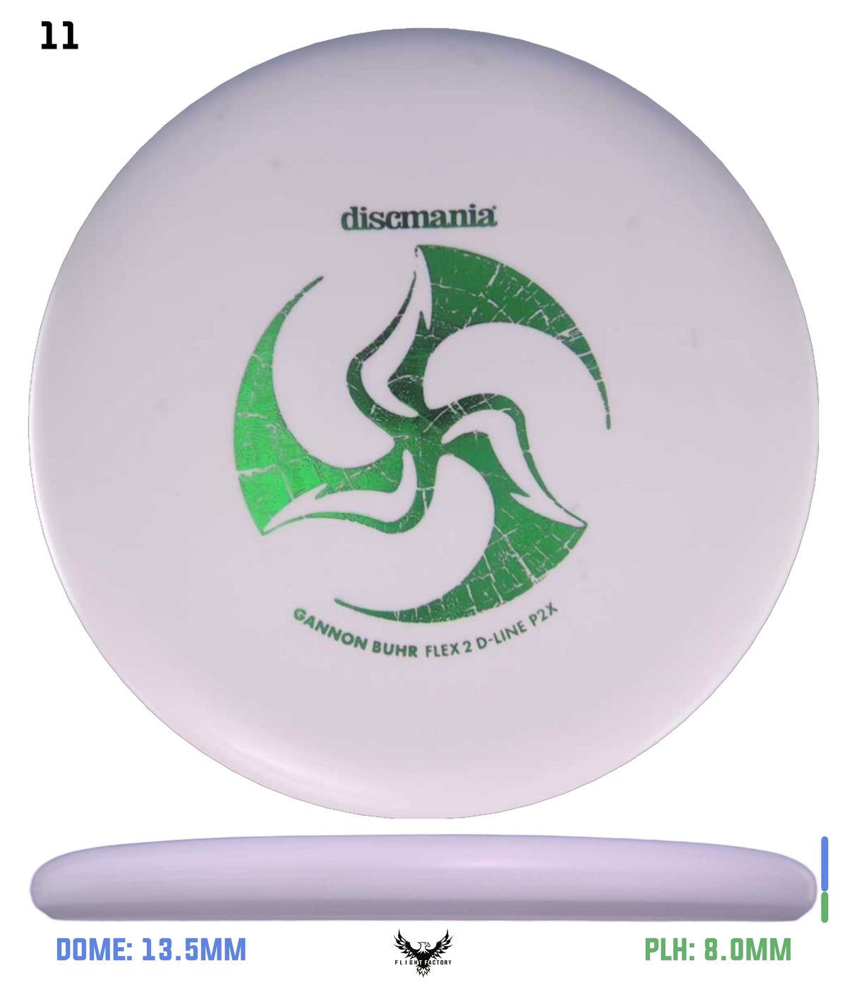 Discmania  D-Line (Flex 2) P2x - Gannon Buhr Signature Series Huk Lab