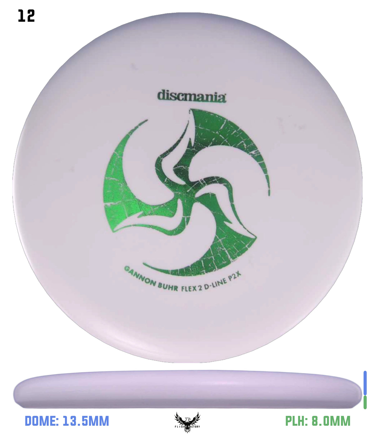 Discmania  D-Line (Flex 2) P2x - Gannon Buhr Signature Series Huk Lab