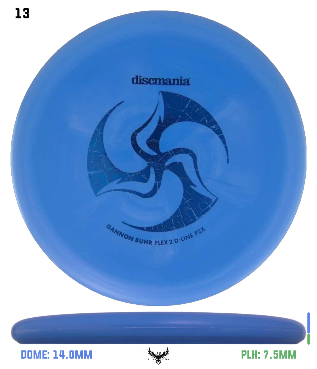 Discmania  D-Line (Flex 2) P2x - Gannon Buhr Signature Series Huk Lab