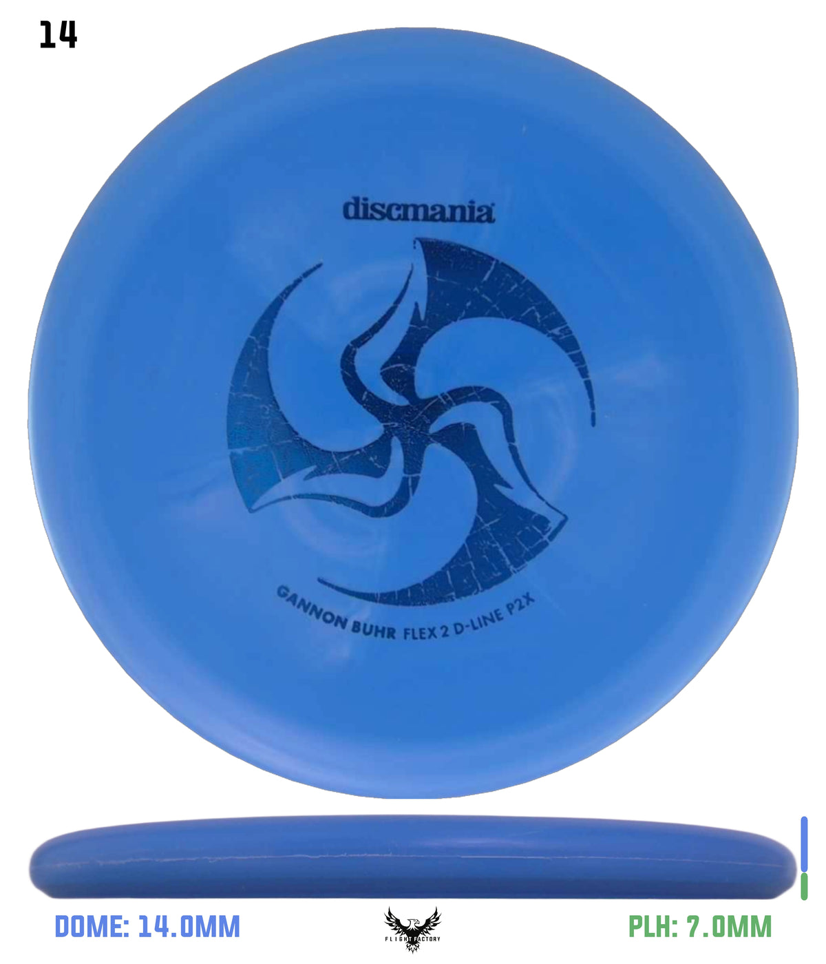 Discmania  D-Line (Flex 2) P2x - Gannon Buhr Signature Series Huk Lab