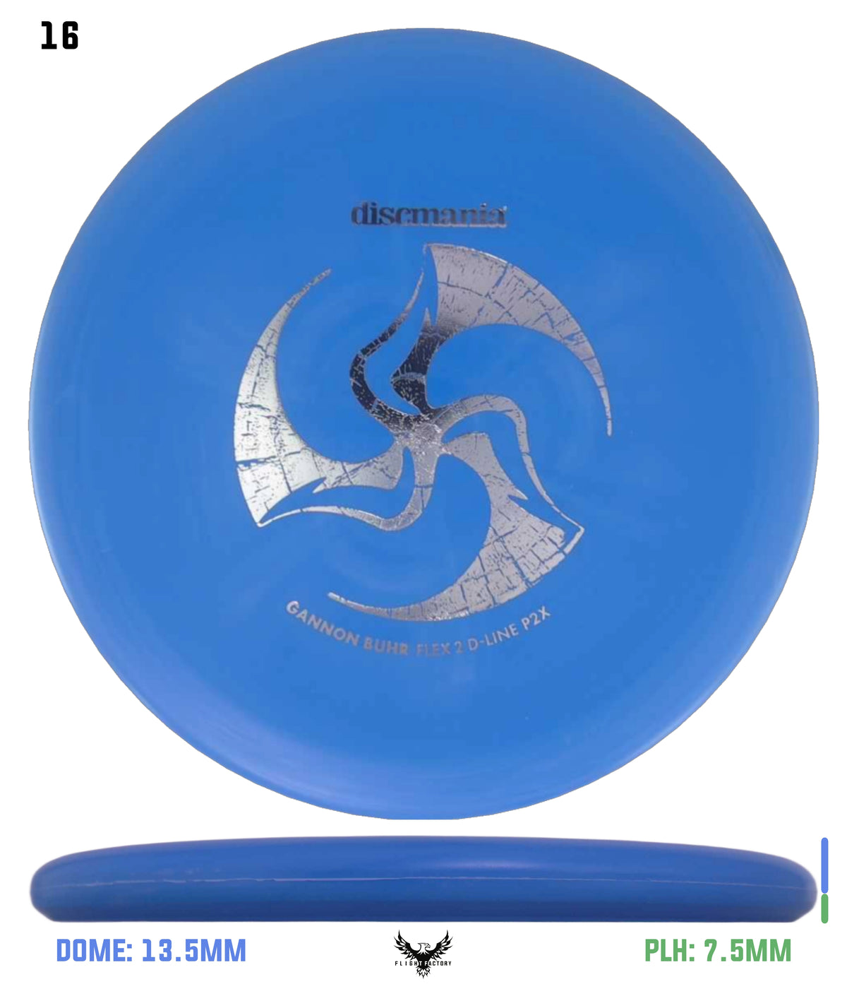 Discmania  D-Line (Flex 2) P2x - Gannon Buhr Signature Series Huk Lab
