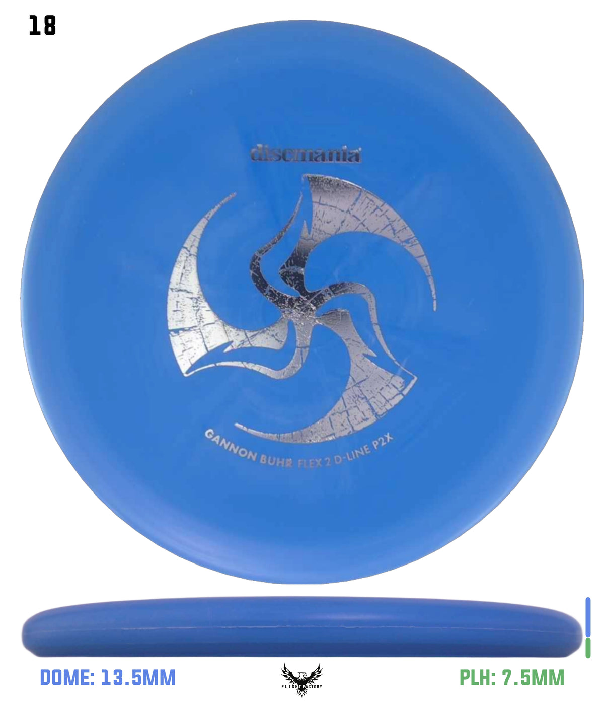 Discmania  D-Line (Flex 2) P2x - Gannon Buhr Signature Series Huk Lab