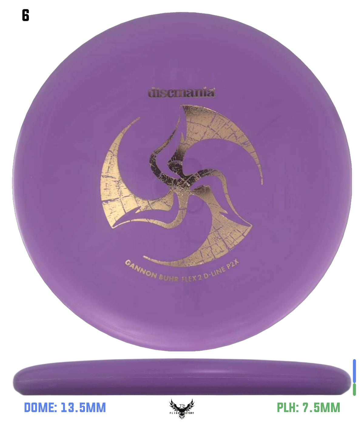 Discmania  D-Line (Flex 2) P2x - Gannon Buhr Signature Series Huk Lab