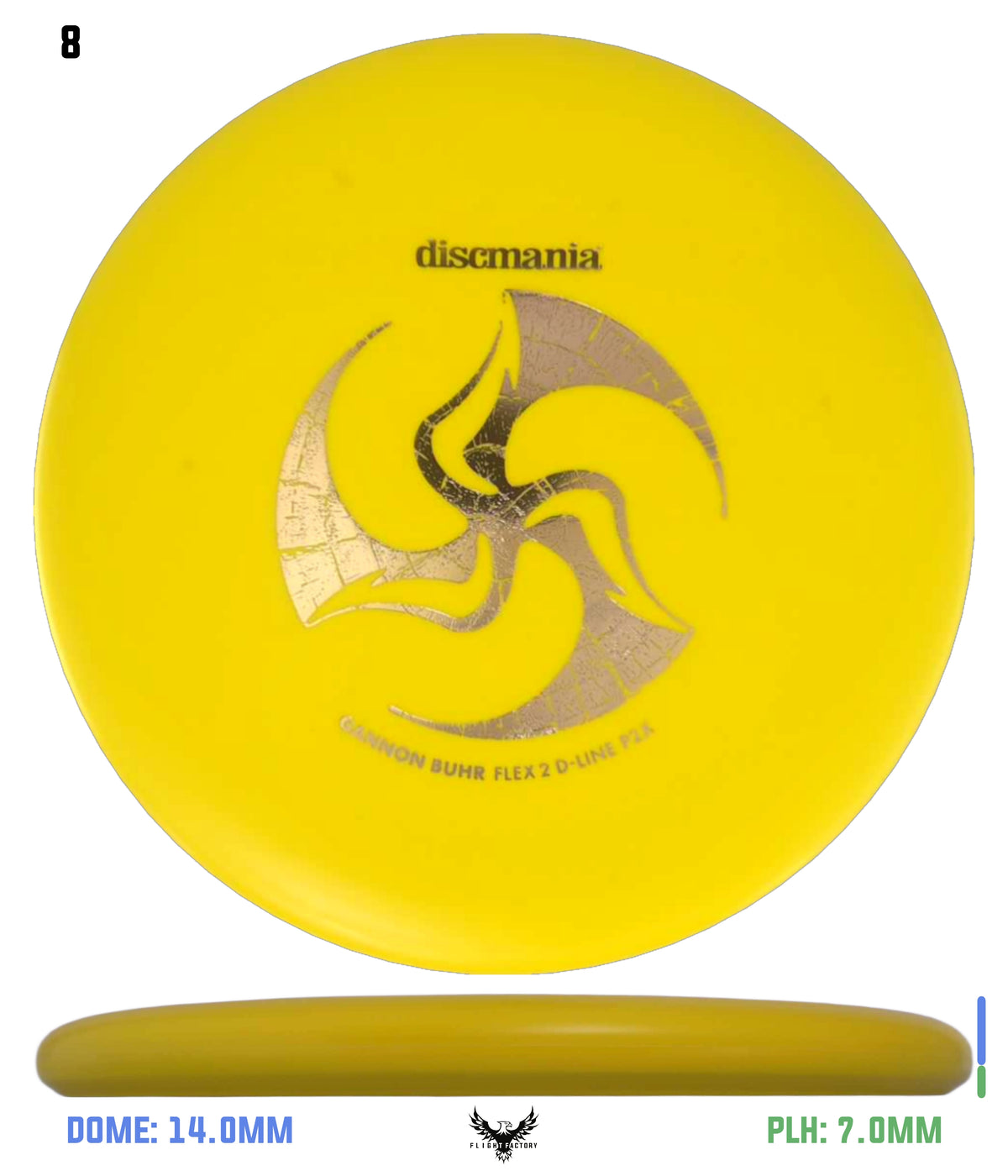 Discmania  D-Line (Flex 2) P2x - Gannon Buhr Signature Series Huk Lab
