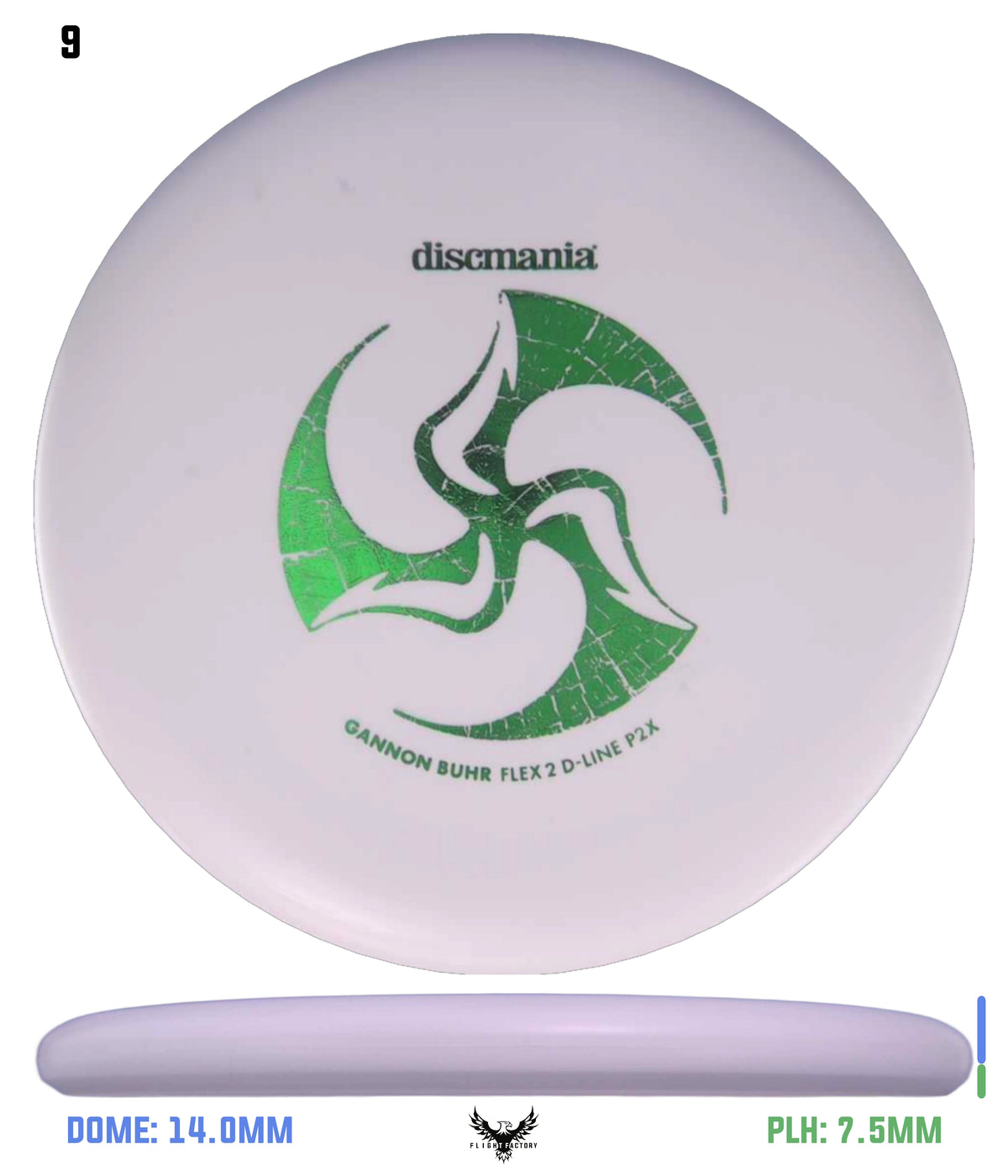Discmania  D-Line (Flex 2) P2x - Gannon Buhr Signature Series Huk Lab