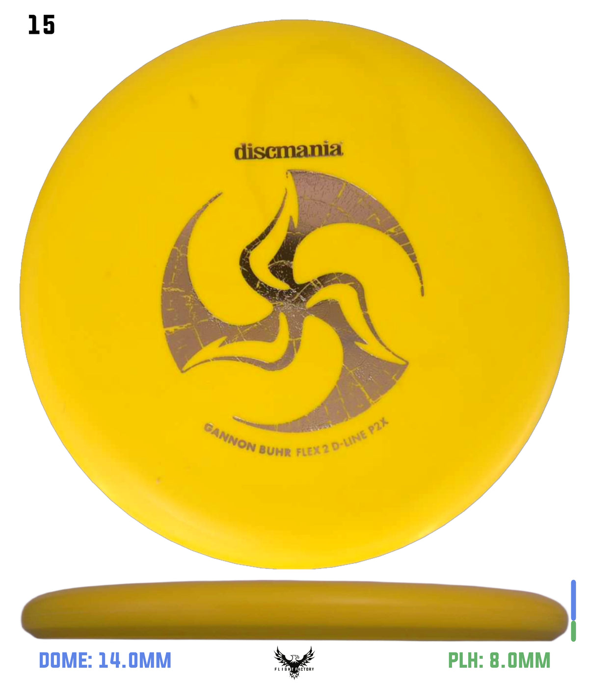 Discmania  D-Line (Flex 2) P2x - Gannon Buhr Signature Series Huk Lab