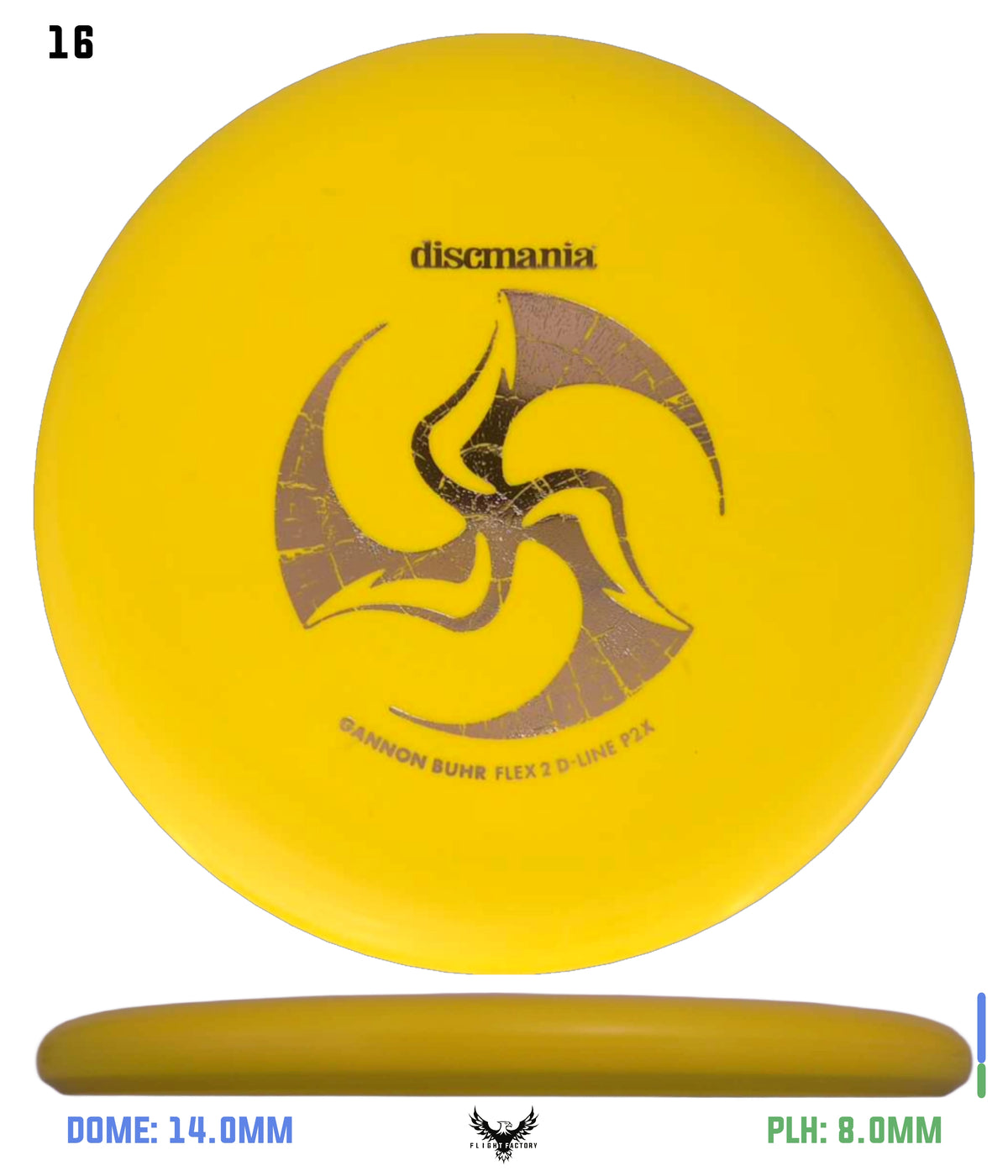 Discmania  D-Line (Flex 2) P2x - Gannon Buhr Signature Series Huk Lab