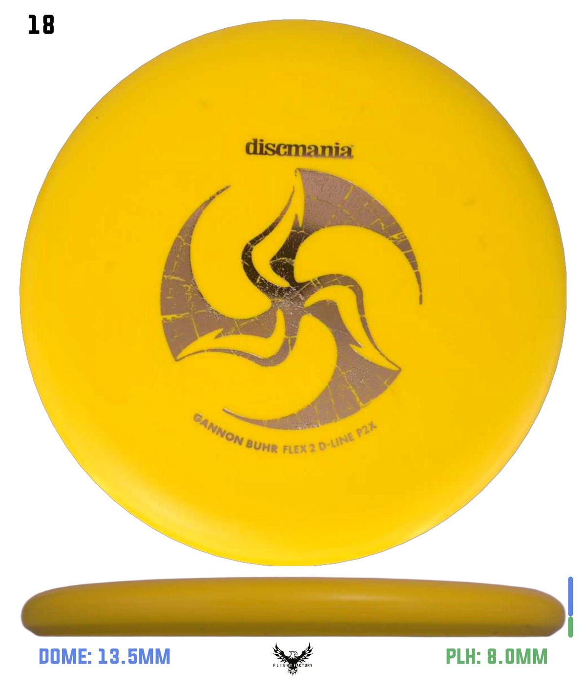 Discmania  D-Line (Flex 2) P2x - Gannon Buhr Signature Series Huk Lab