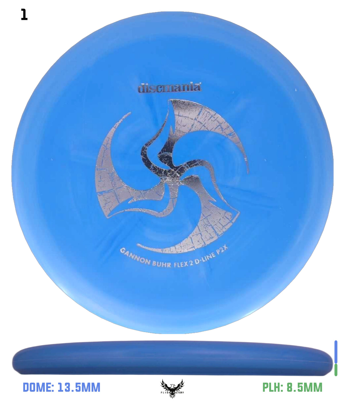 Discmania  D-Line (Flex 2) P2x - Gannon Buhr Signature Series Huk Lab
