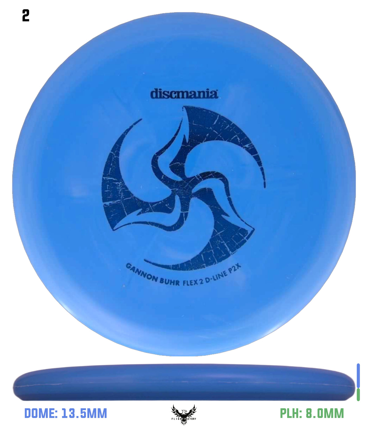 Discmania  D-Line (Flex 2) P2x - Gannon Buhr Signature Series Huk Lab