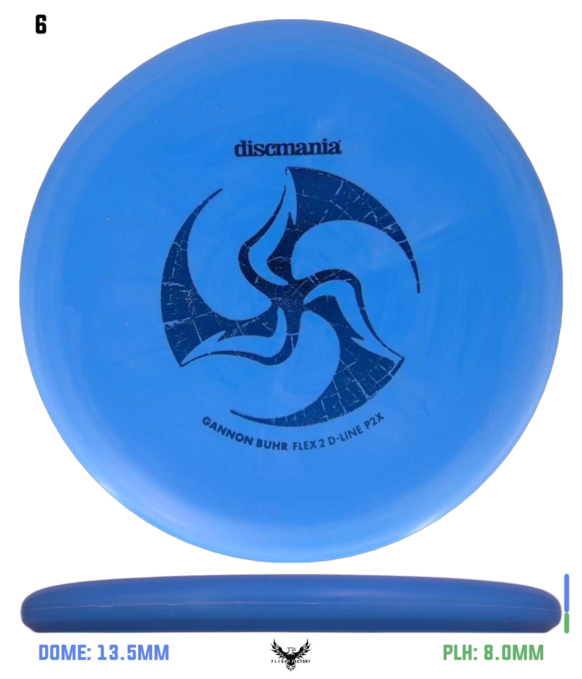 Discmania  D-Line (Flex 2) P2x - Gannon Buhr Signature Series Huk Lab