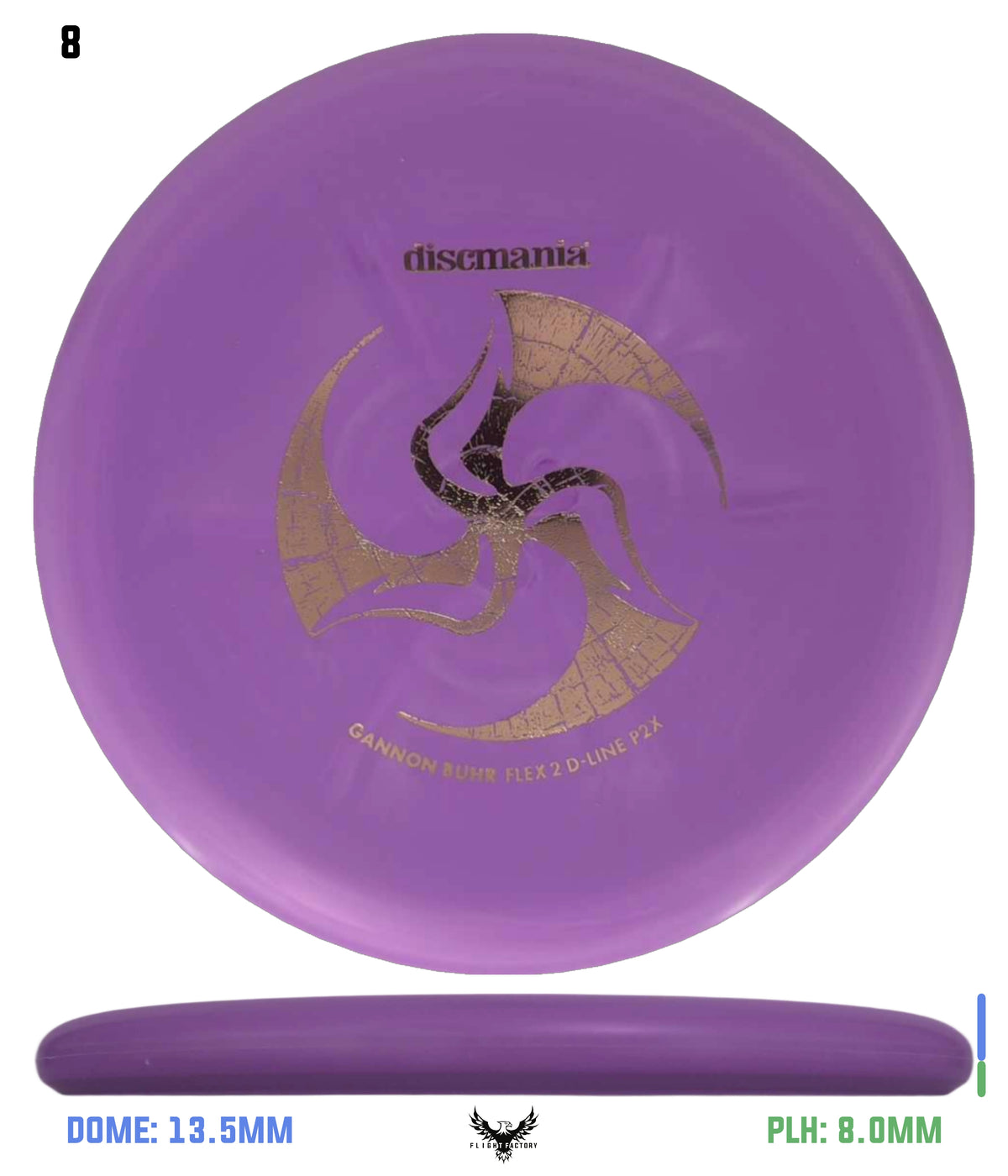 Discmania  D-Line (Flex 2) P2x - Gannon Buhr Signature Series Huk Lab