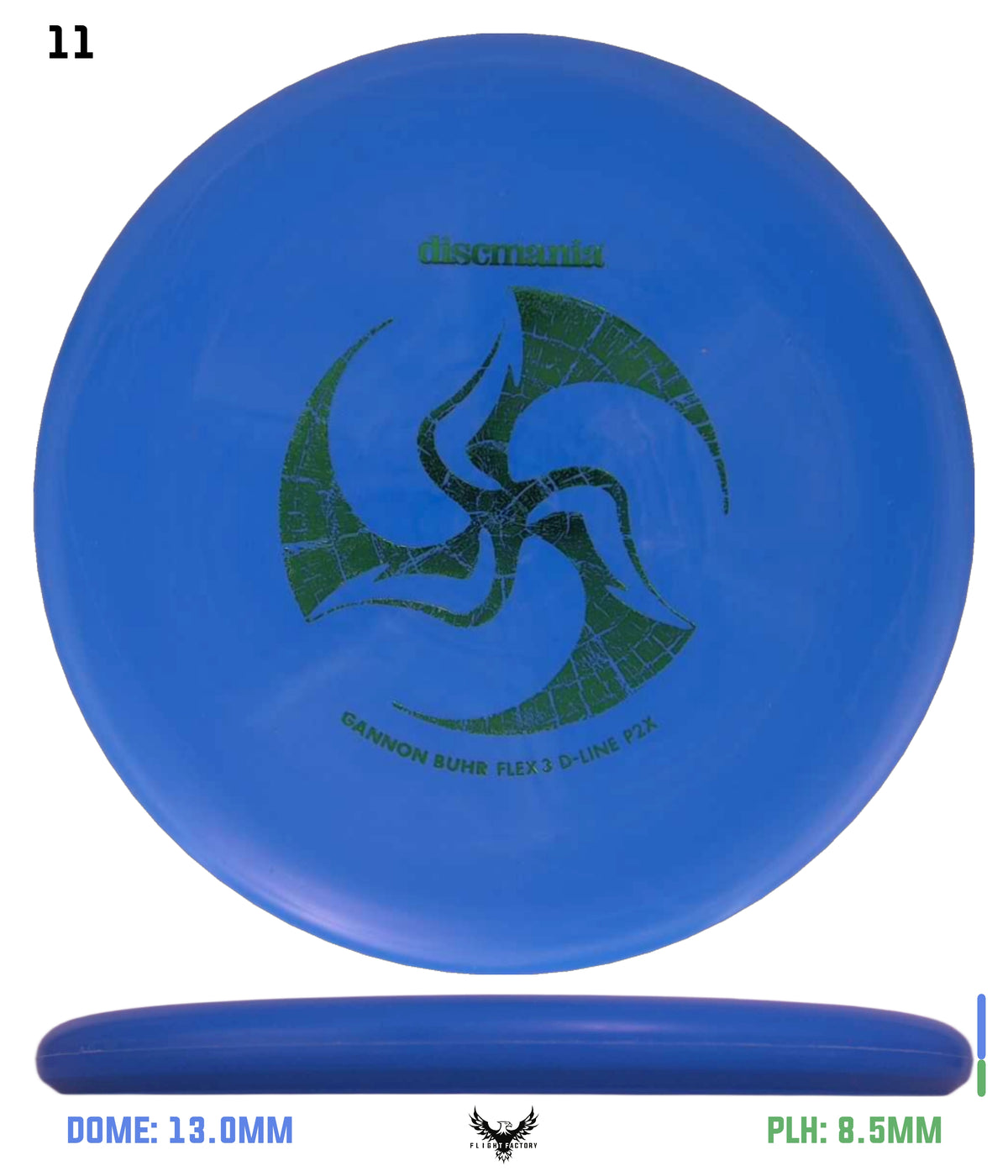 Discmania  D-Line (Flex 3) P2x - Gannon Buhr Signature Series Huk Lab