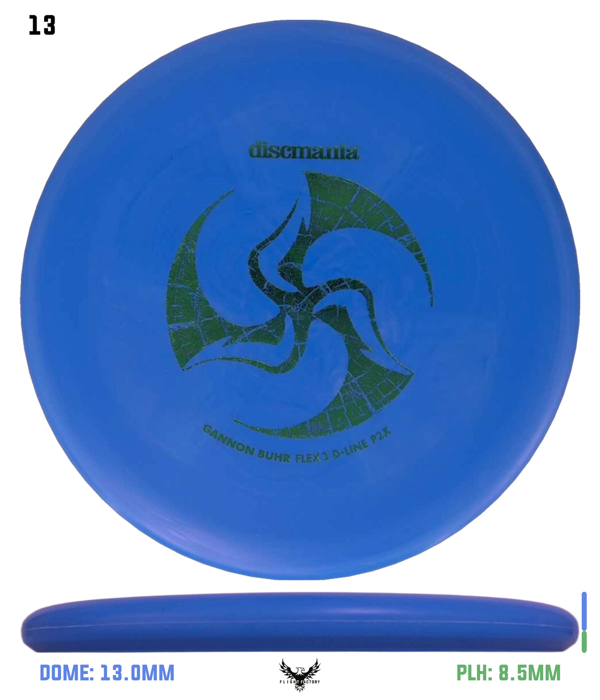 Discmania  D-Line (Flex 3) P2x - Gannon Buhr Signature Series Huk Lab