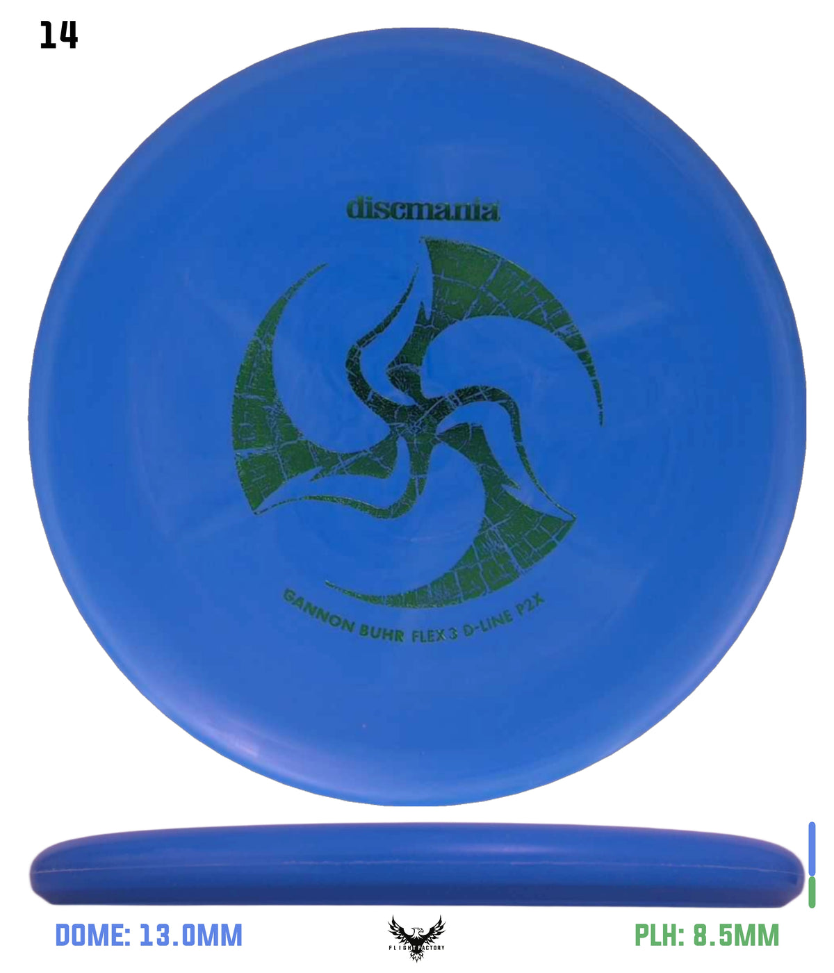 Discmania  D-Line (Flex 3) P2x - Gannon Buhr Signature Series Huk Lab