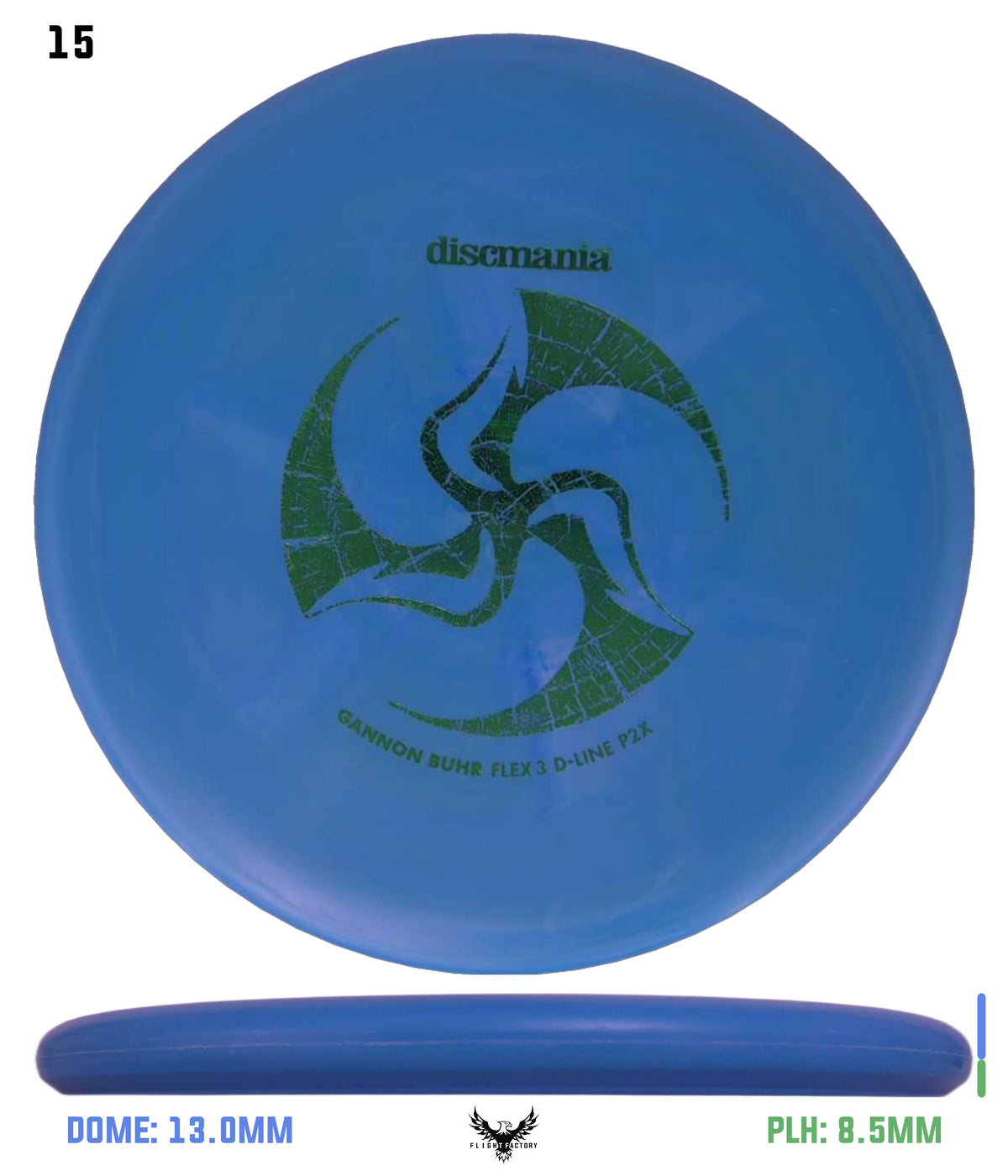 Discmania  D-Line (Flex 3) P2x - Gannon Buhr Signature Series Huk Lab