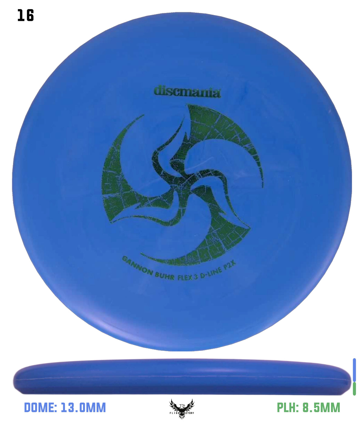 Discmania  D-Line (Flex 3) P2x - Gannon Buhr Signature Series Huk Lab