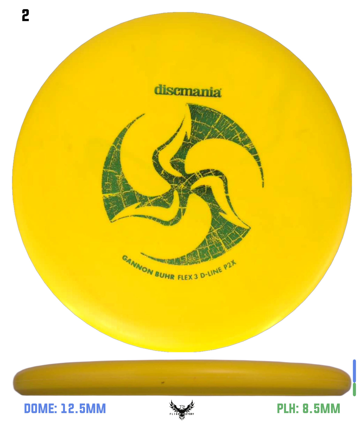 Discmania  D-Line (Flex 3) P2x - Gannon Buhr Signature Series Huk Lab